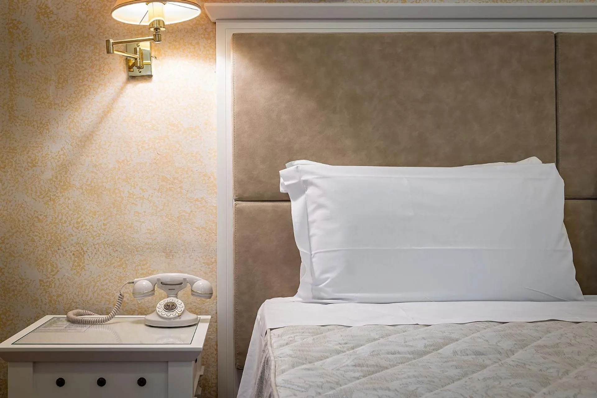 Decorative detail, Bed in Hotel Alessandra