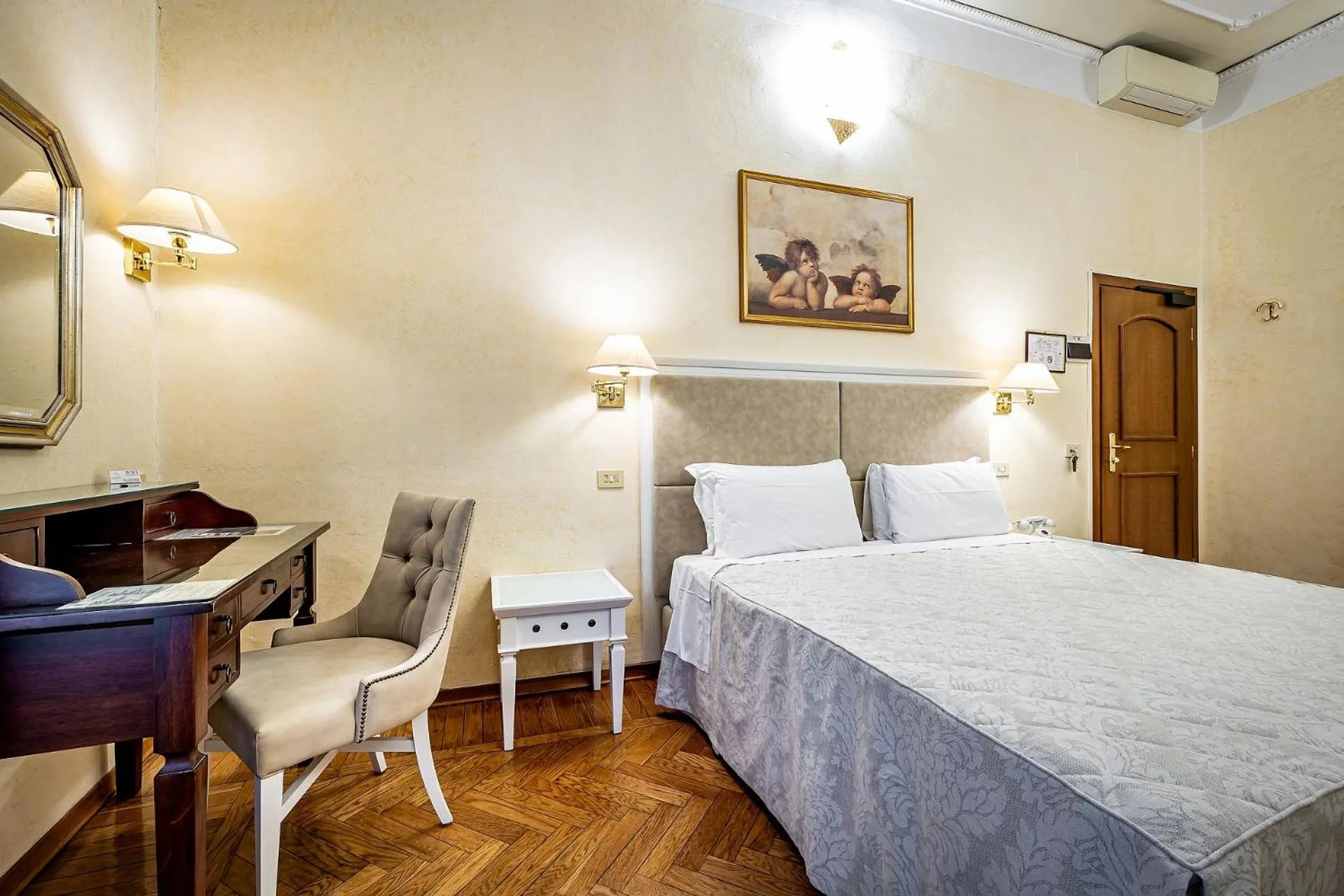 Bed in Hotel Alessandra