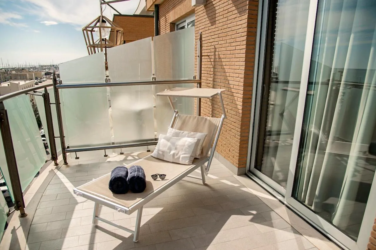 Balcony/Terrace in Smy Aran Blu Roma Mare