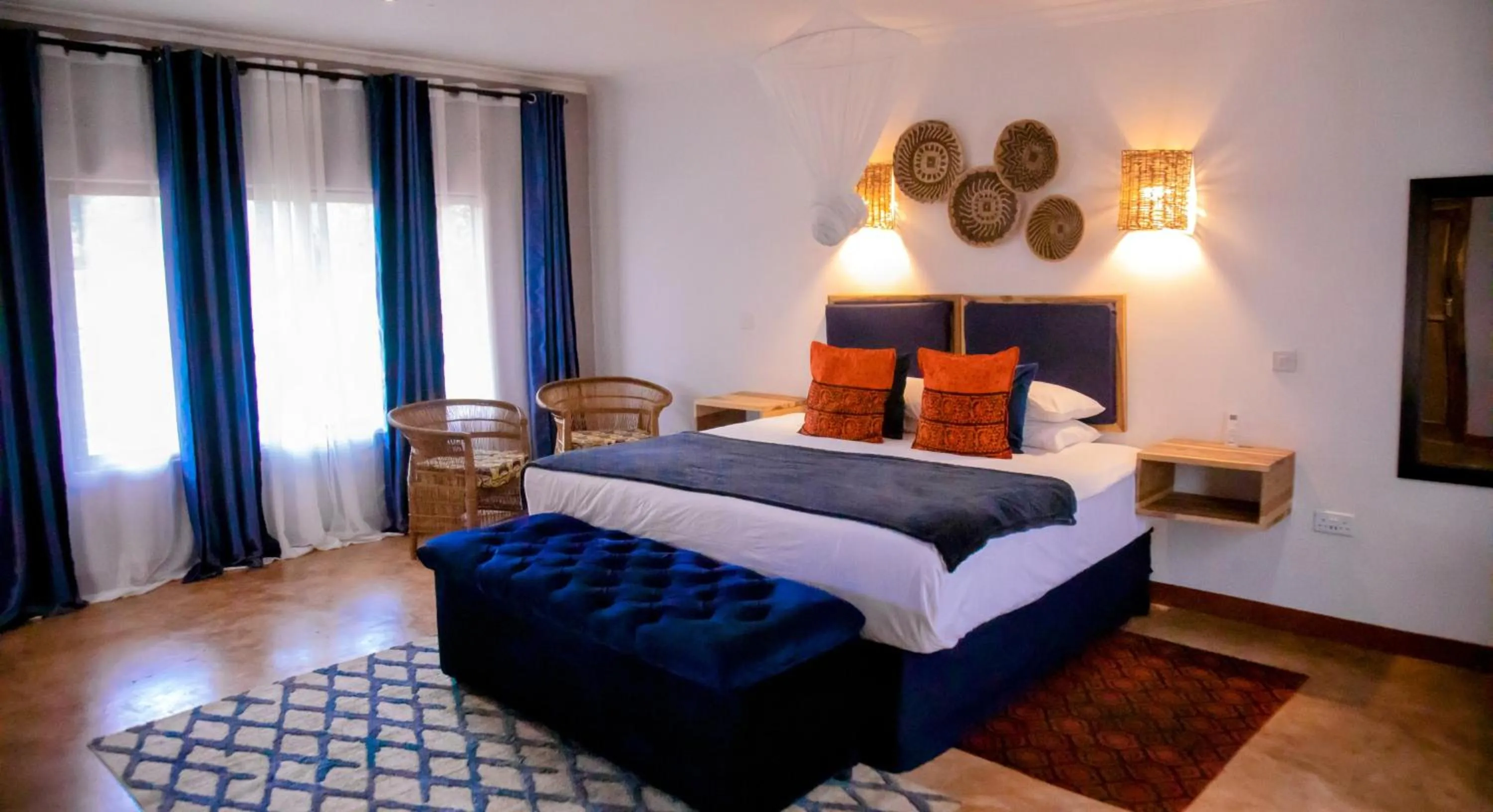 Bedroom in The Nkhosi Livingstone Lodge and Spa