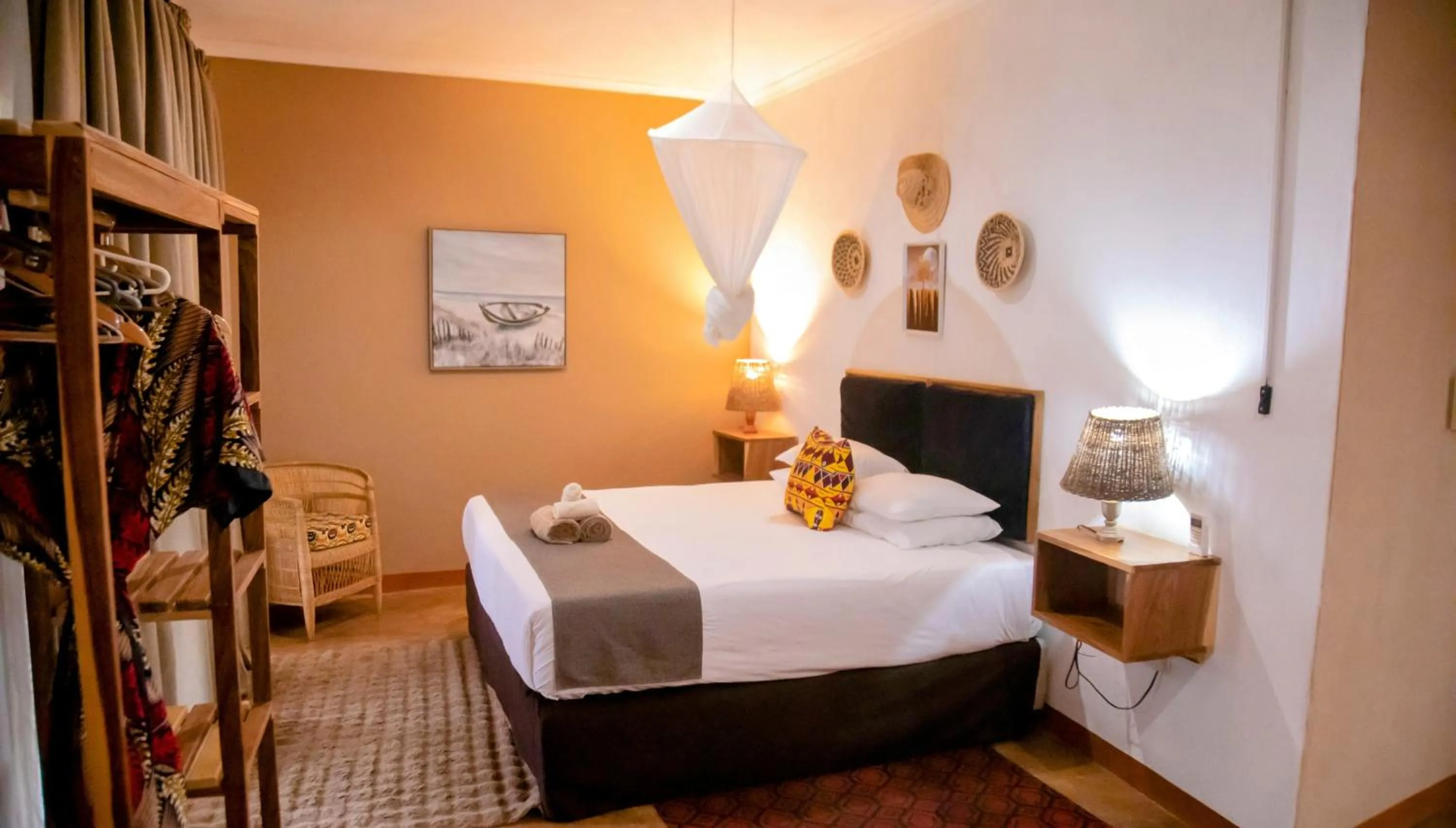 Bedroom in The Nkhosi Livingstone Lodge and Spa