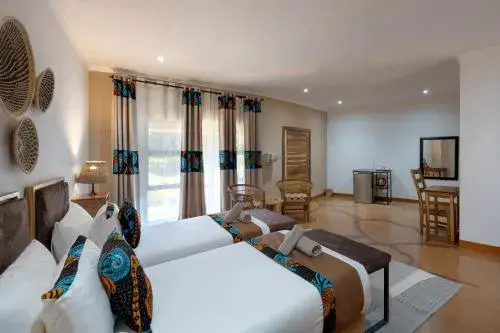 Double or Twin Room with View in The Nkhosi Livingstone Lodge and Spa Double or Twin Room with View in The Nkhosi Livingstone Lodge and Spa