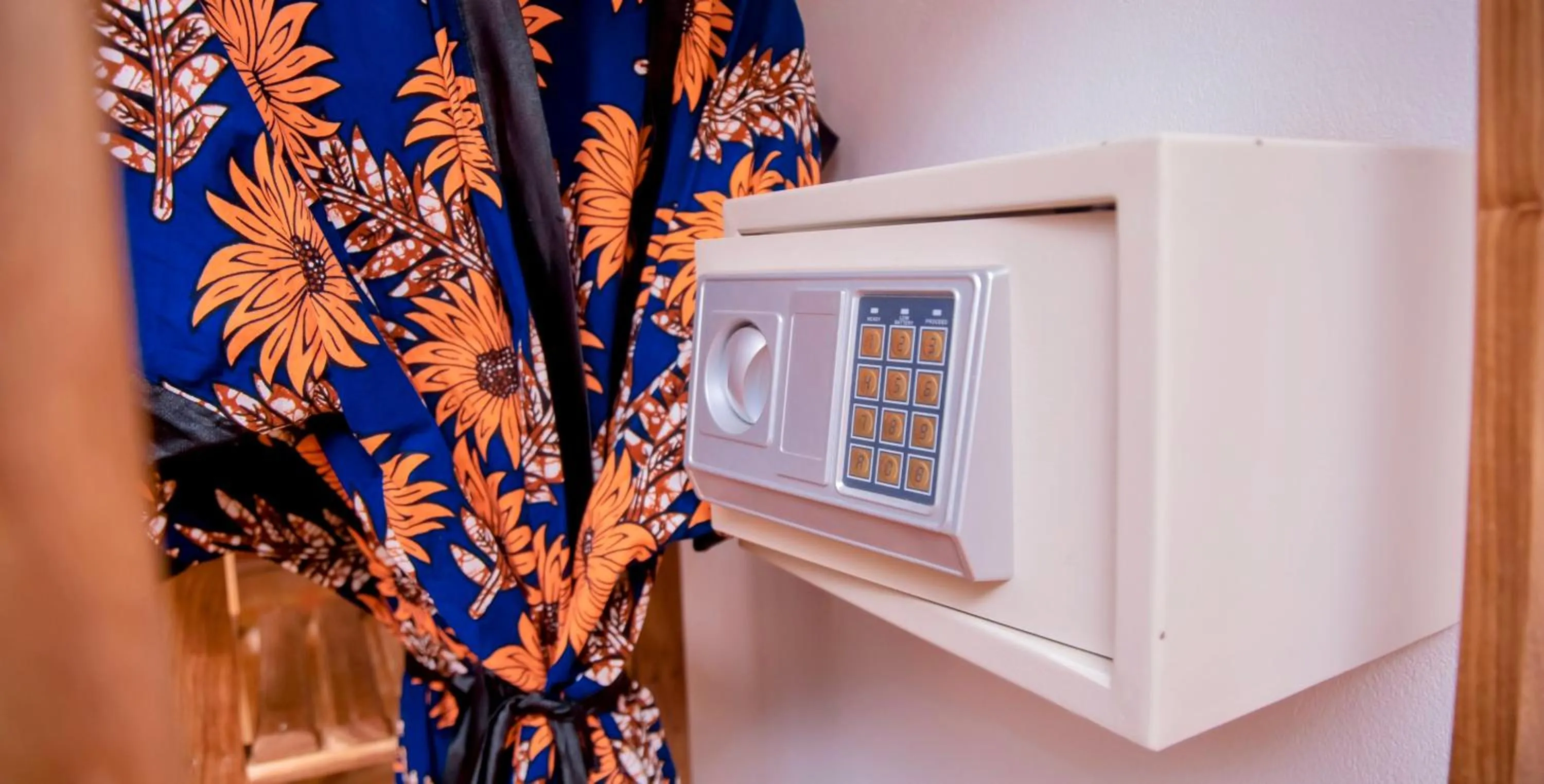 safe in The Nkhosi Livingstone Lodge and Spa