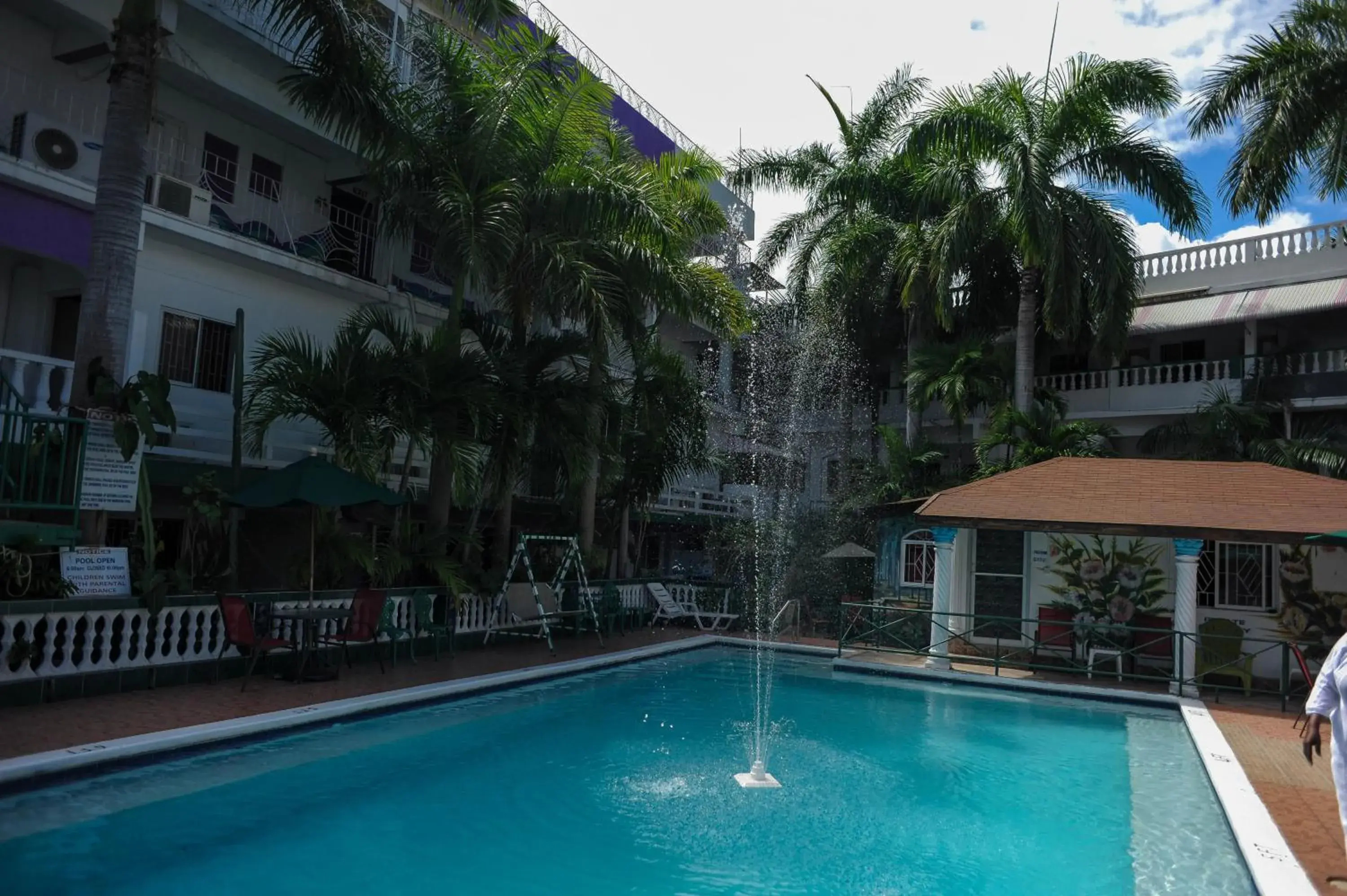 Swimming pool in Glorianna Hotel Swimming pool in Glorianna Hotel