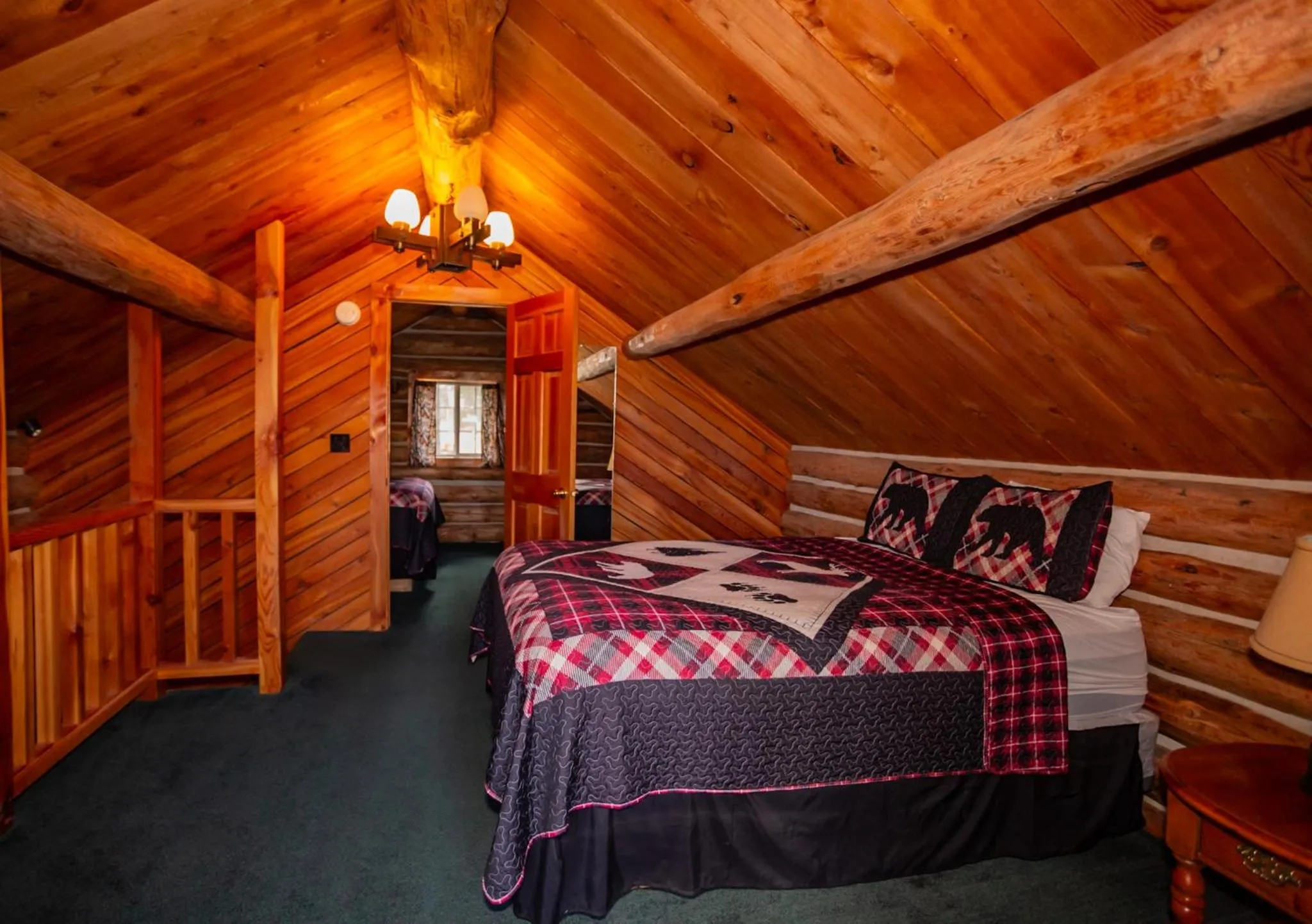 Bed in Crooked Creek Guest Ranch