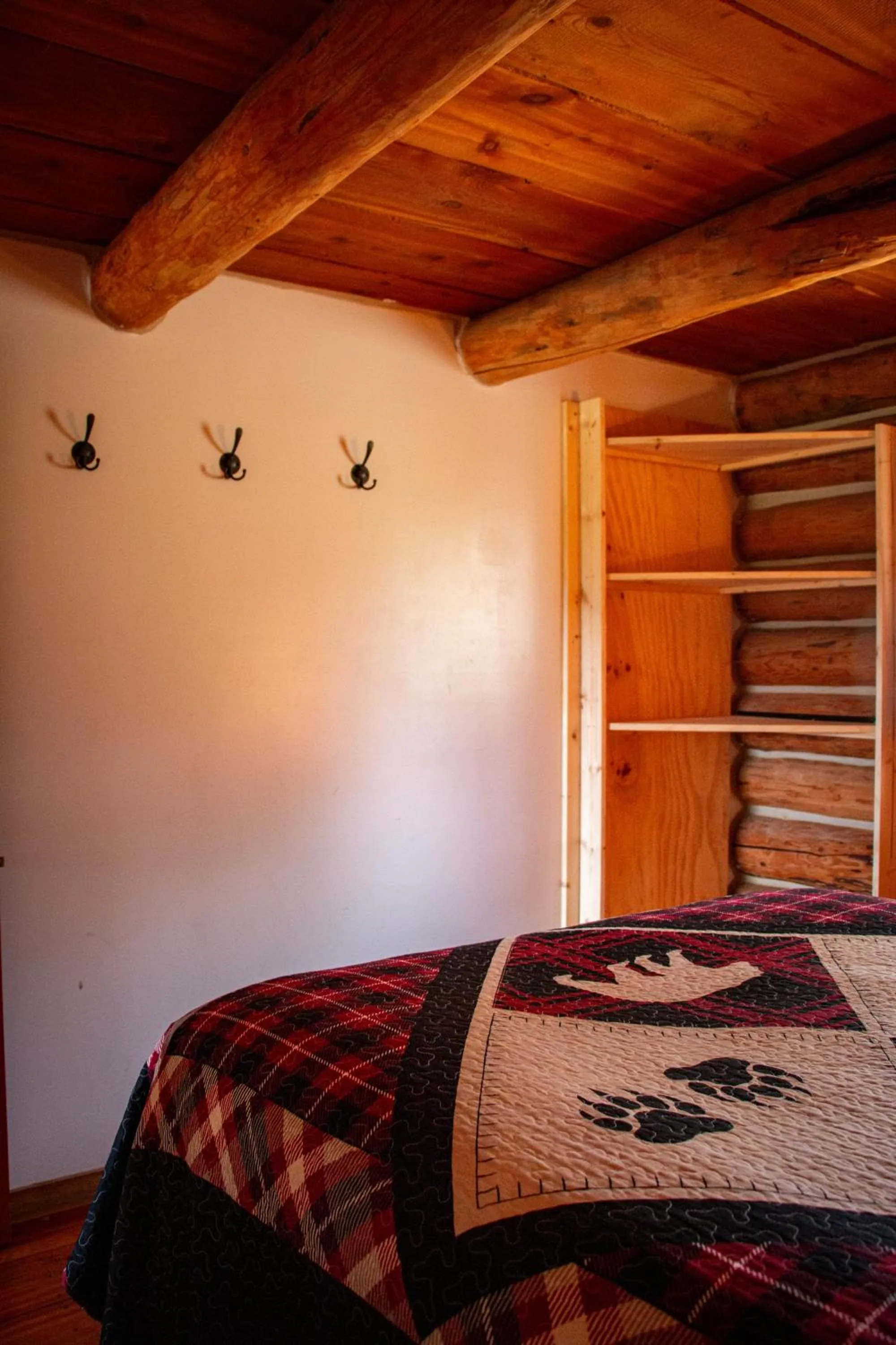 Bed in Crooked Creek Guest Ranch