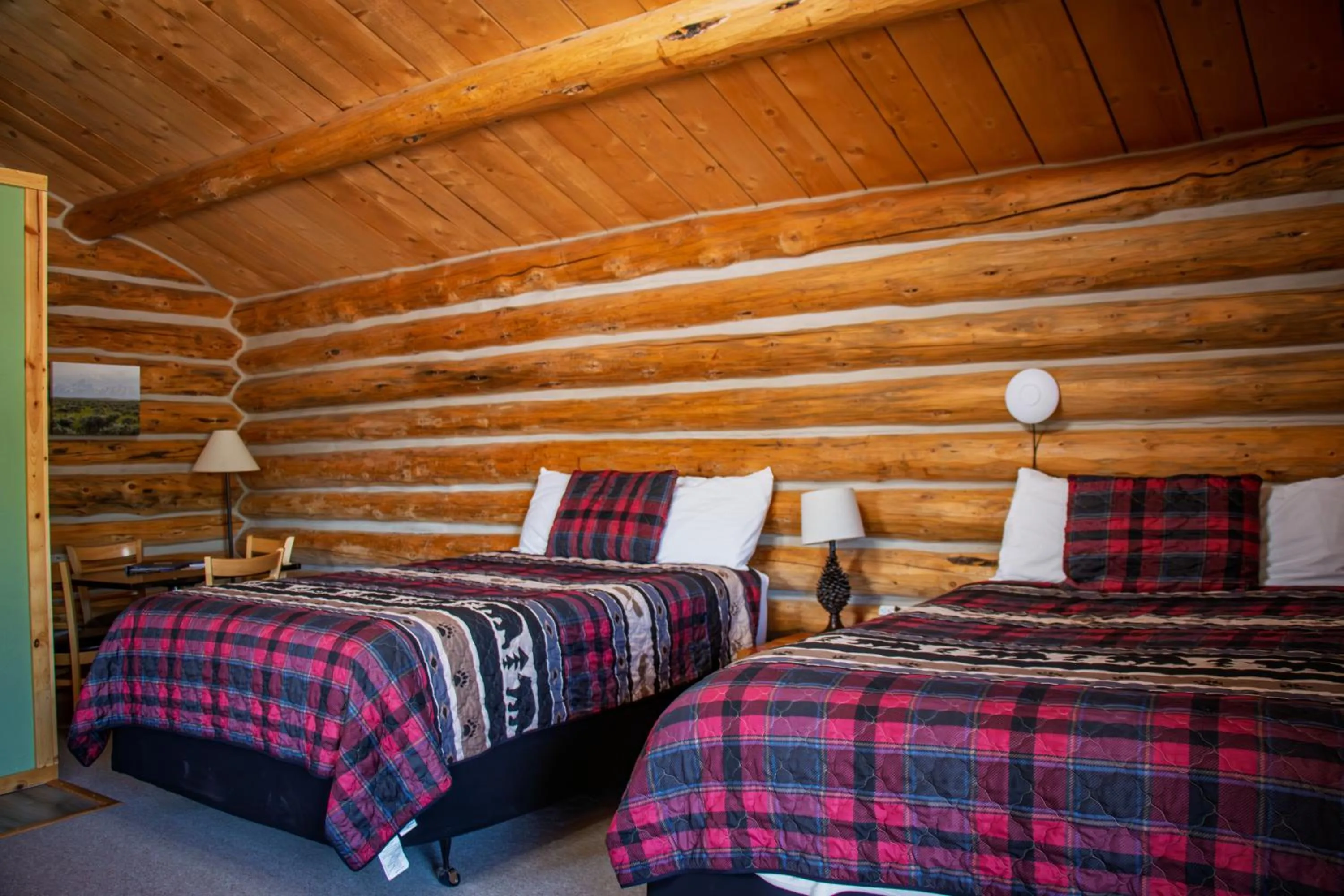 Bed in Crooked Creek Guest Ranch