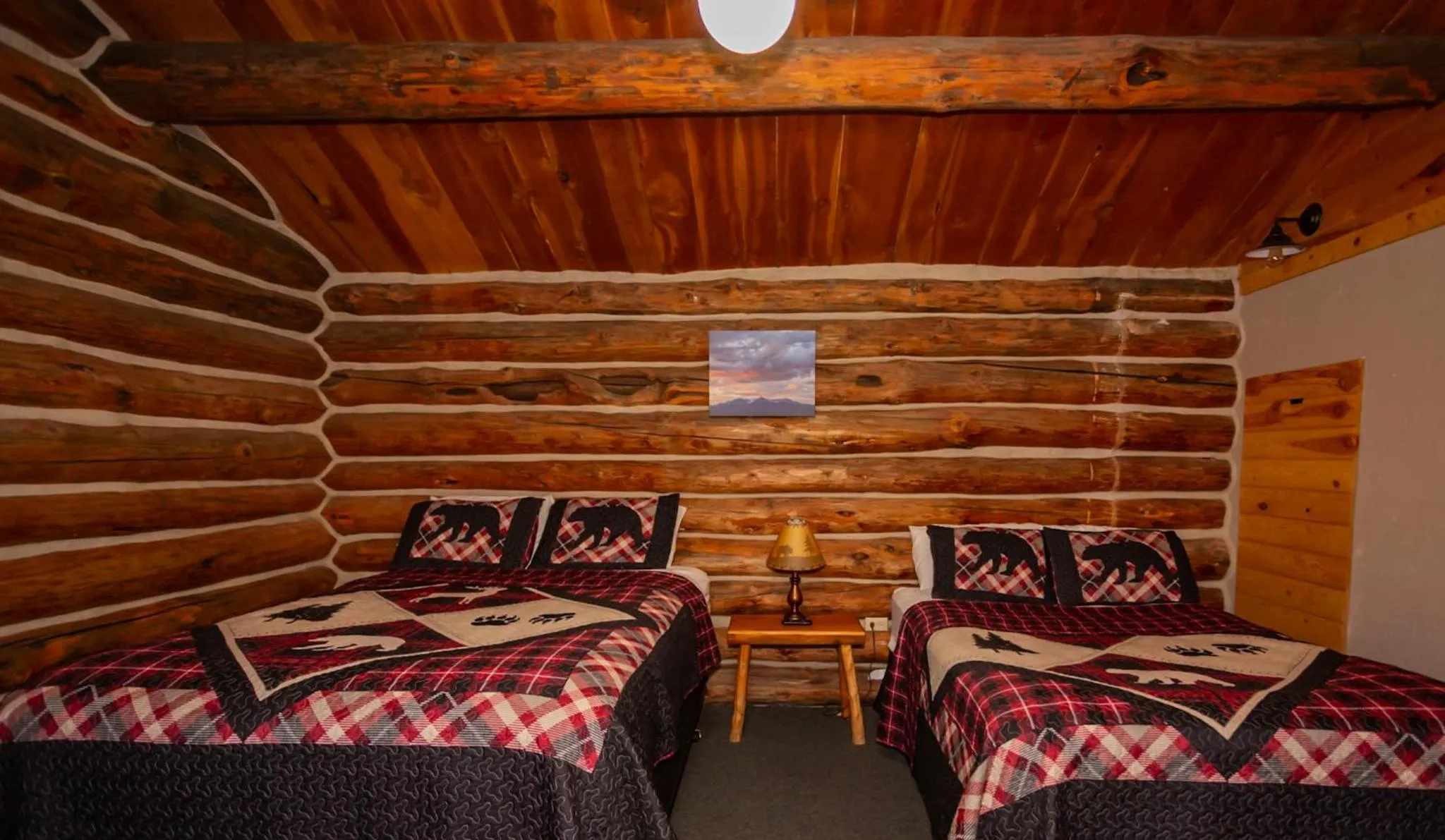 Bed in Crooked Creek Guest Ranch
