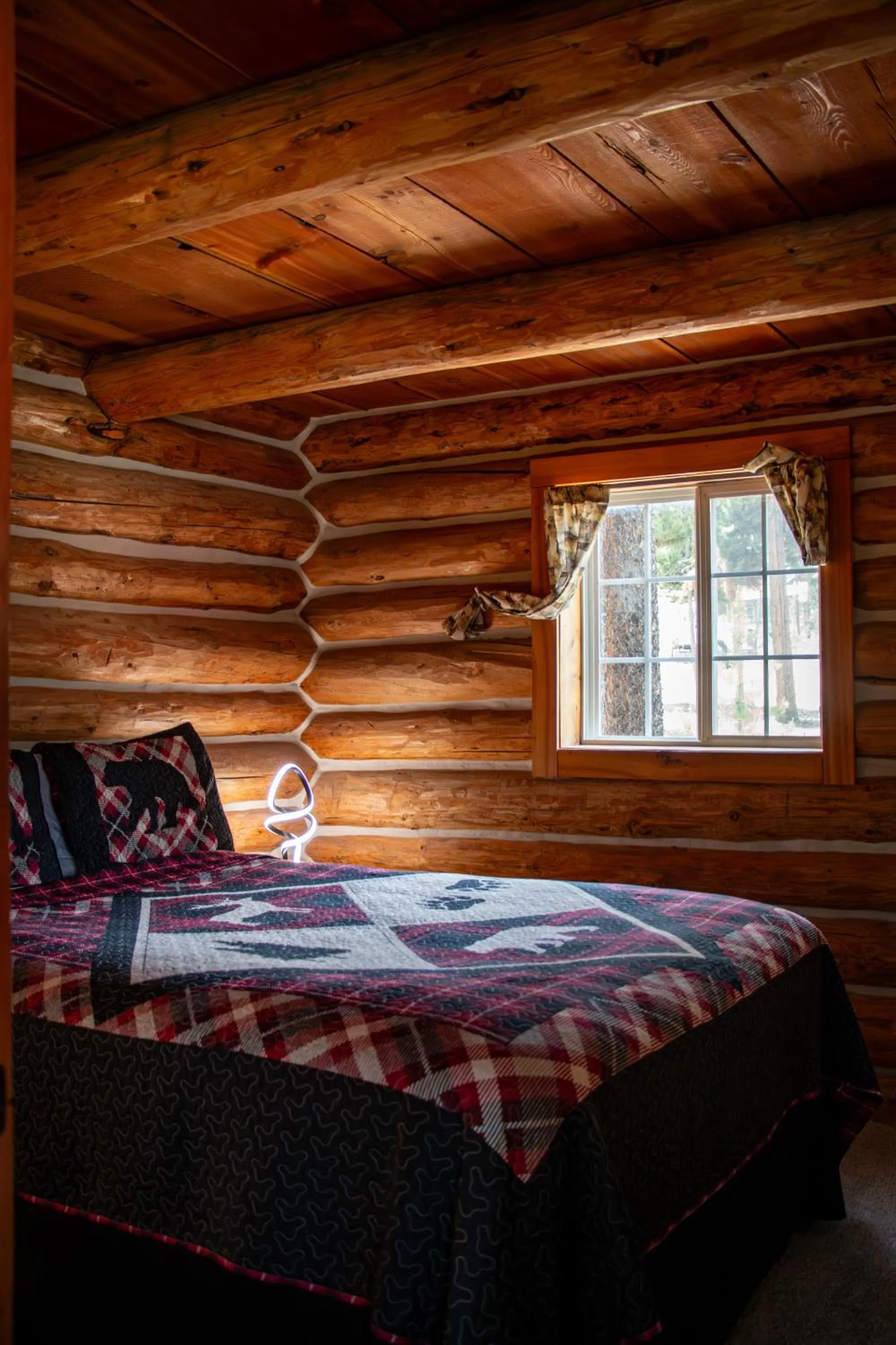 Bed in Crooked Creek Guest Ranch
