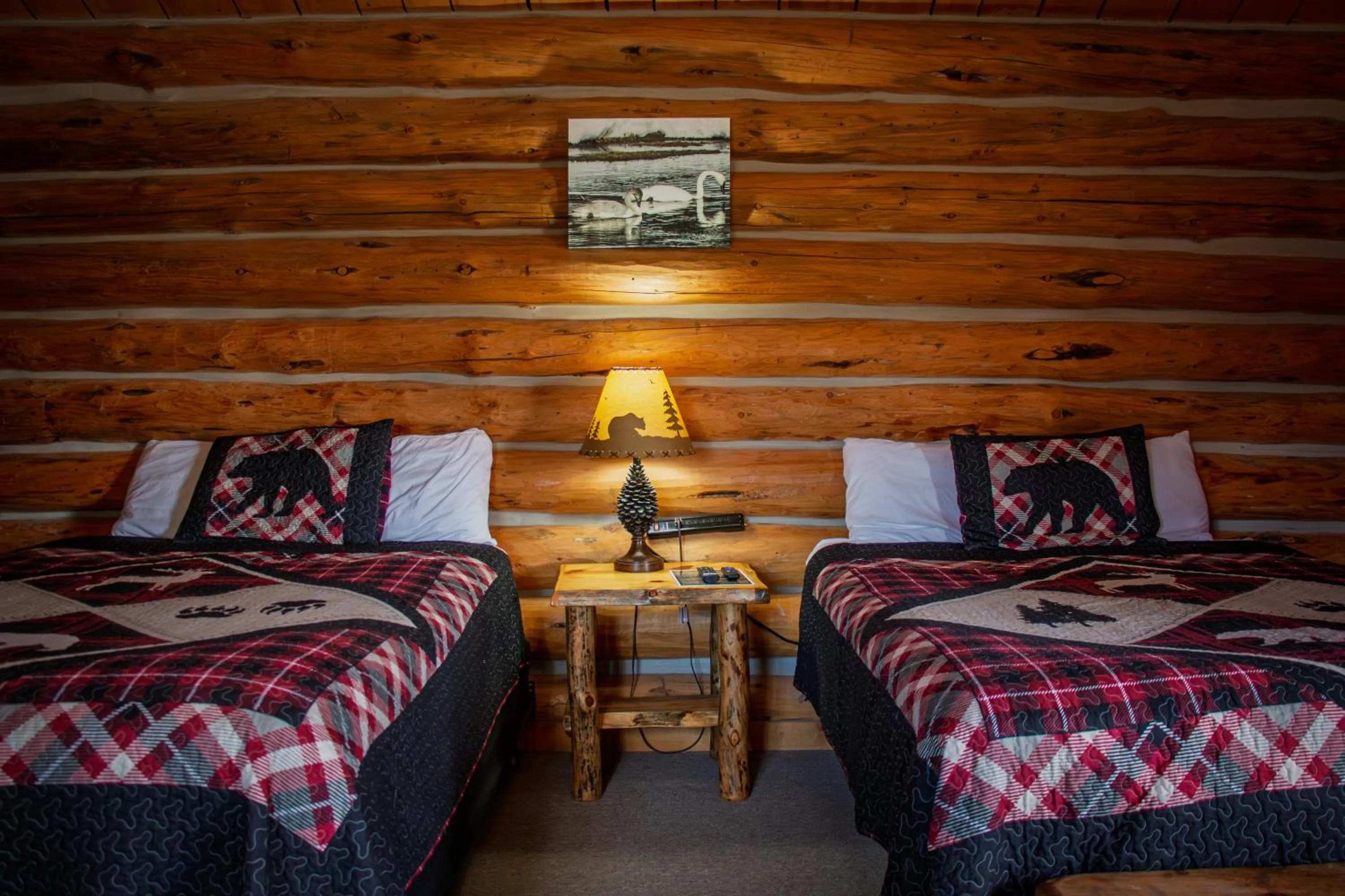 Bed in Crooked Creek Guest Ranch