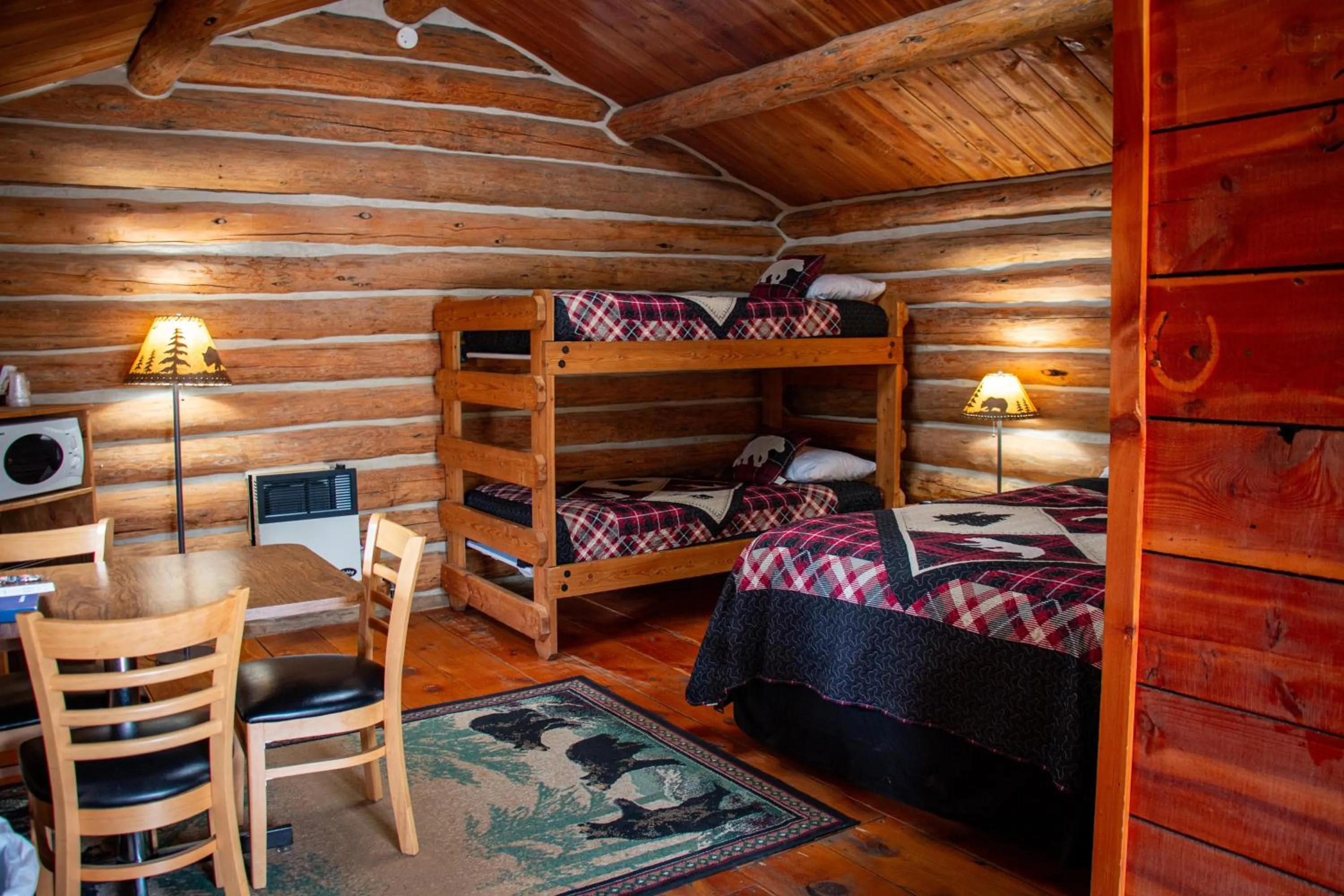 Bed in Crooked Creek Guest Ranch