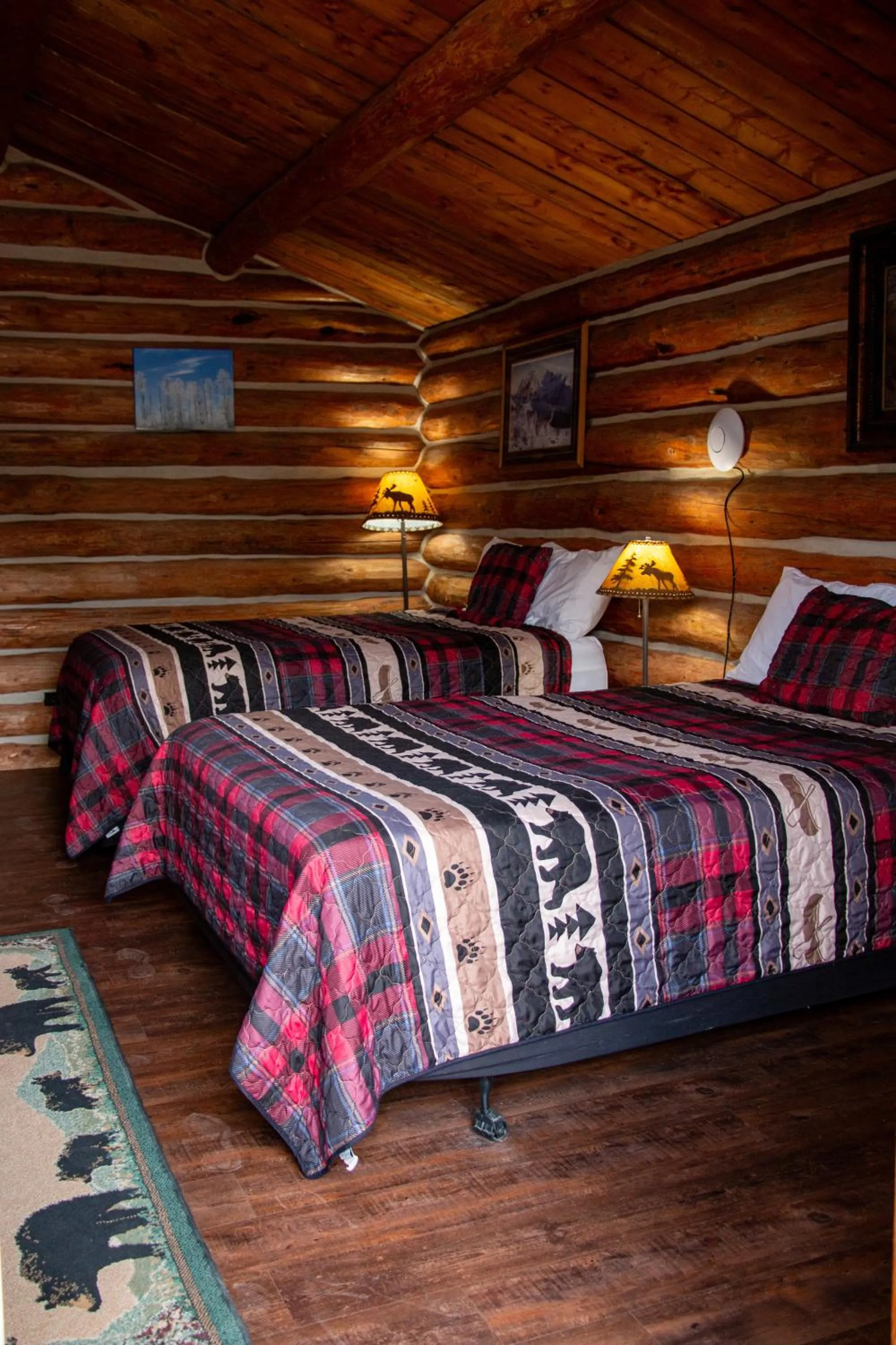 Bed in Crooked Creek Guest Ranch