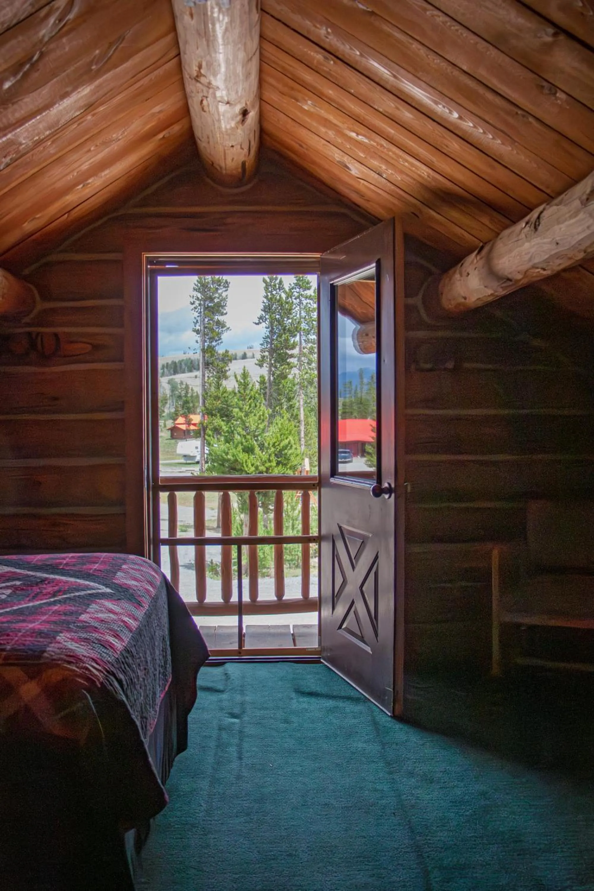 Bed in Crooked Creek Guest Ranch