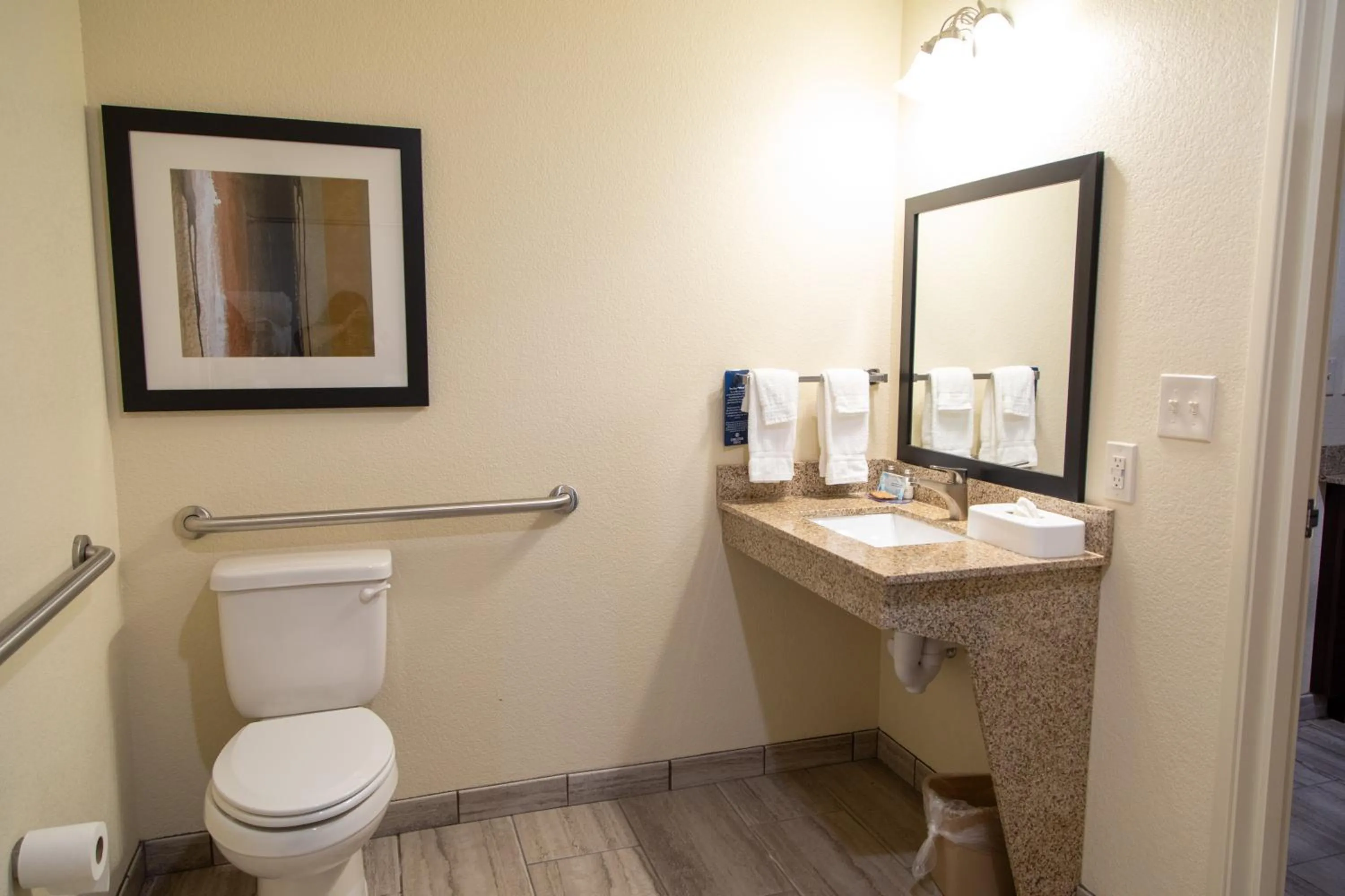 Toilet in Cobblestone Inn & Suites -Springfield