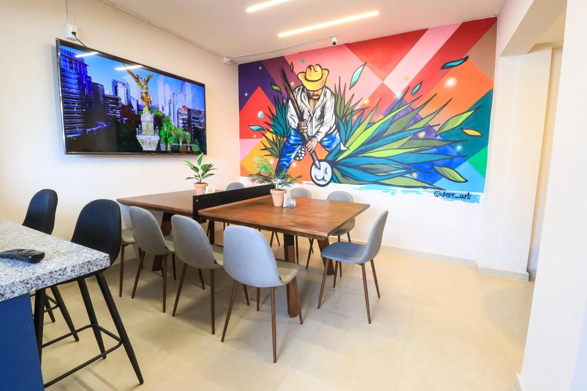 Living room in Colmena Hotel CDMX Suites Roma