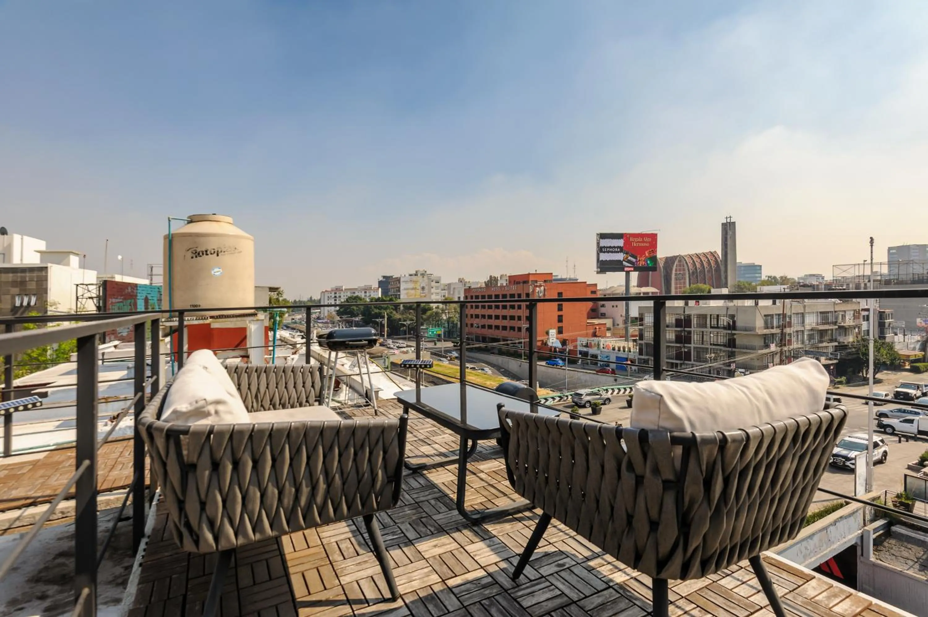 Balcony/Terrace in Colmena Hotel CDMX Suites Roma