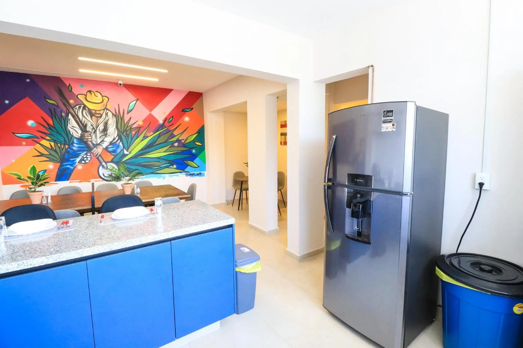 kitchen in Colmena Hotel CDMX Suites Roma