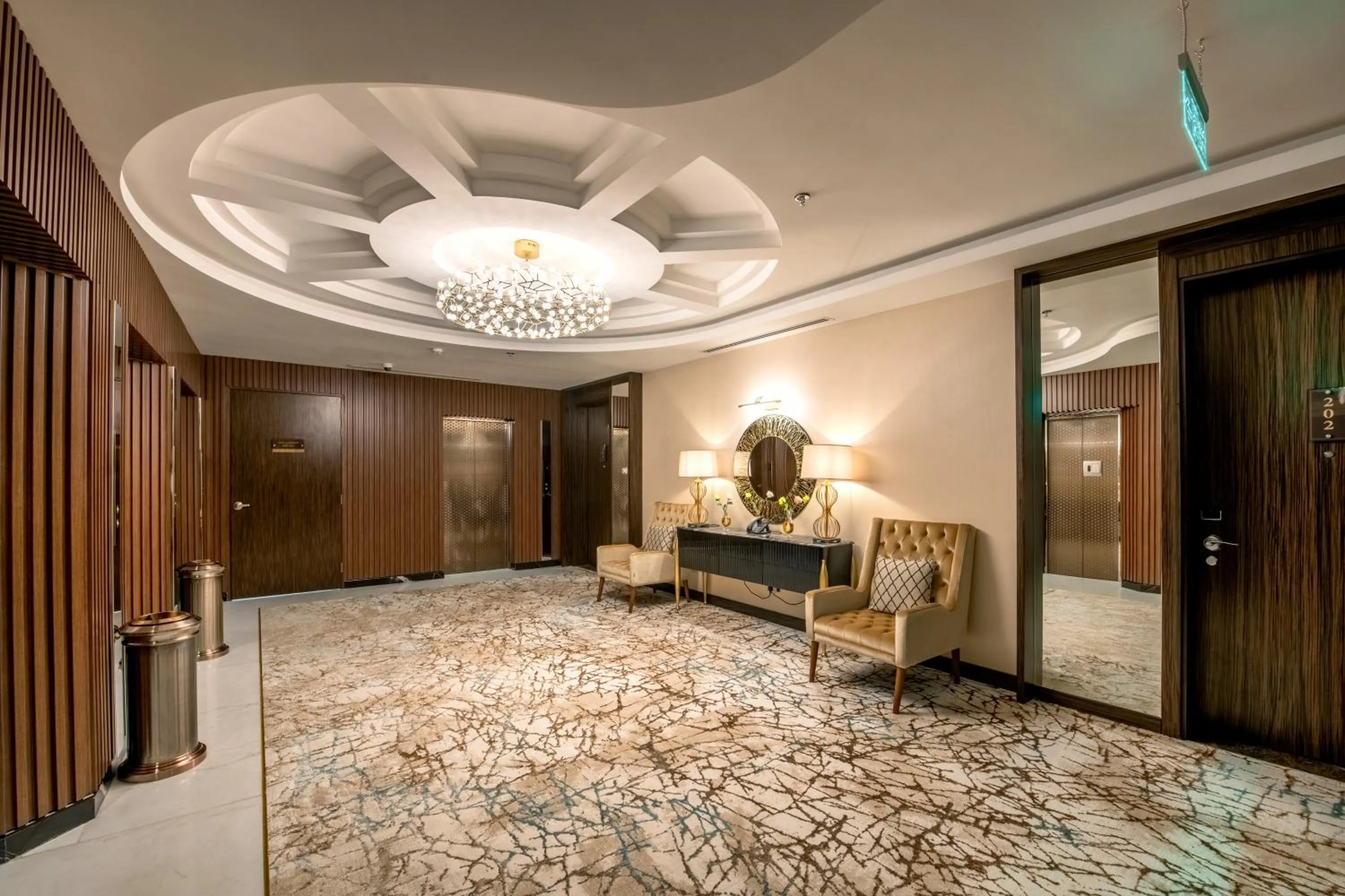 Seating area in Nivel Hotel Abha