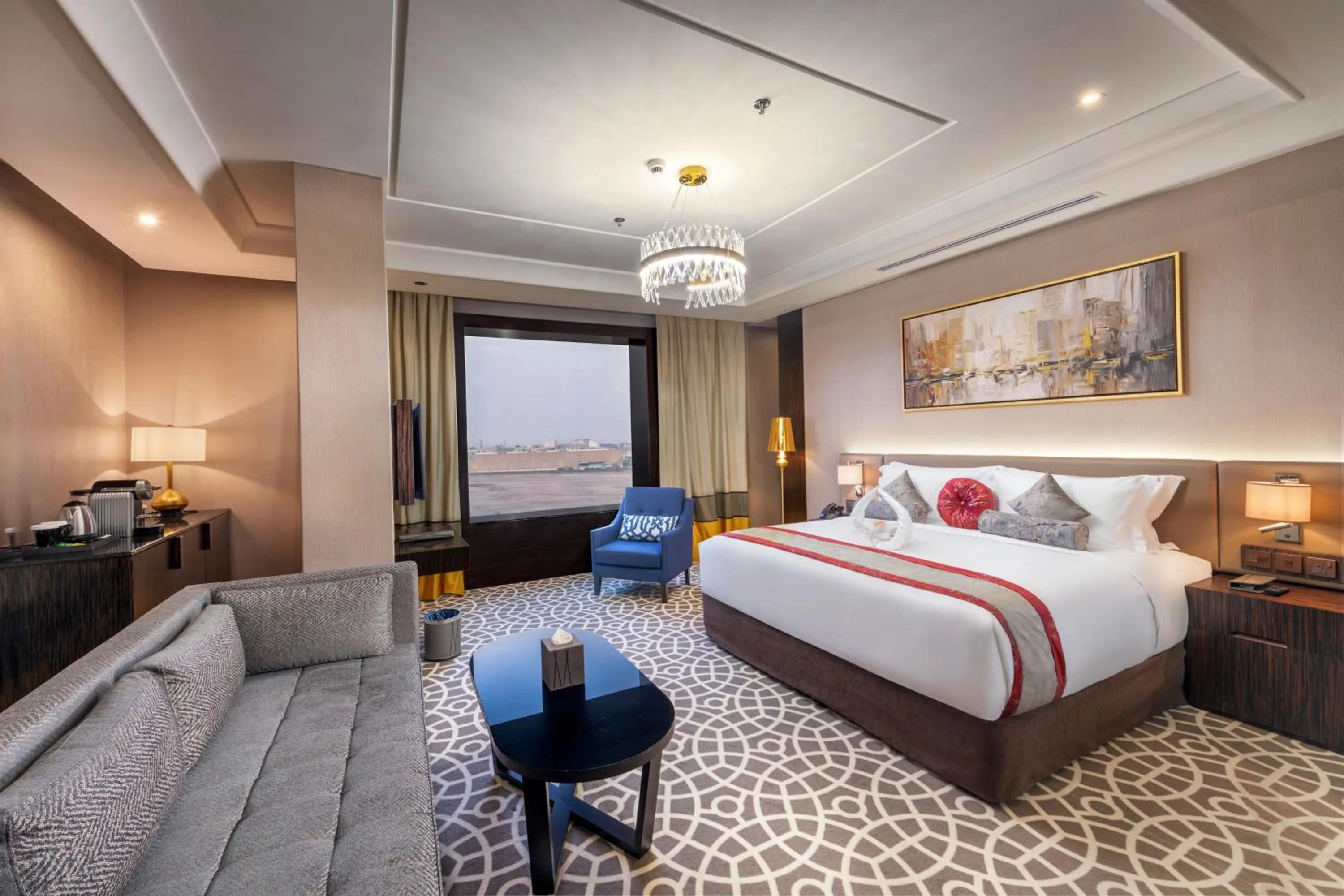 Bed in Nivel Hotel Abha