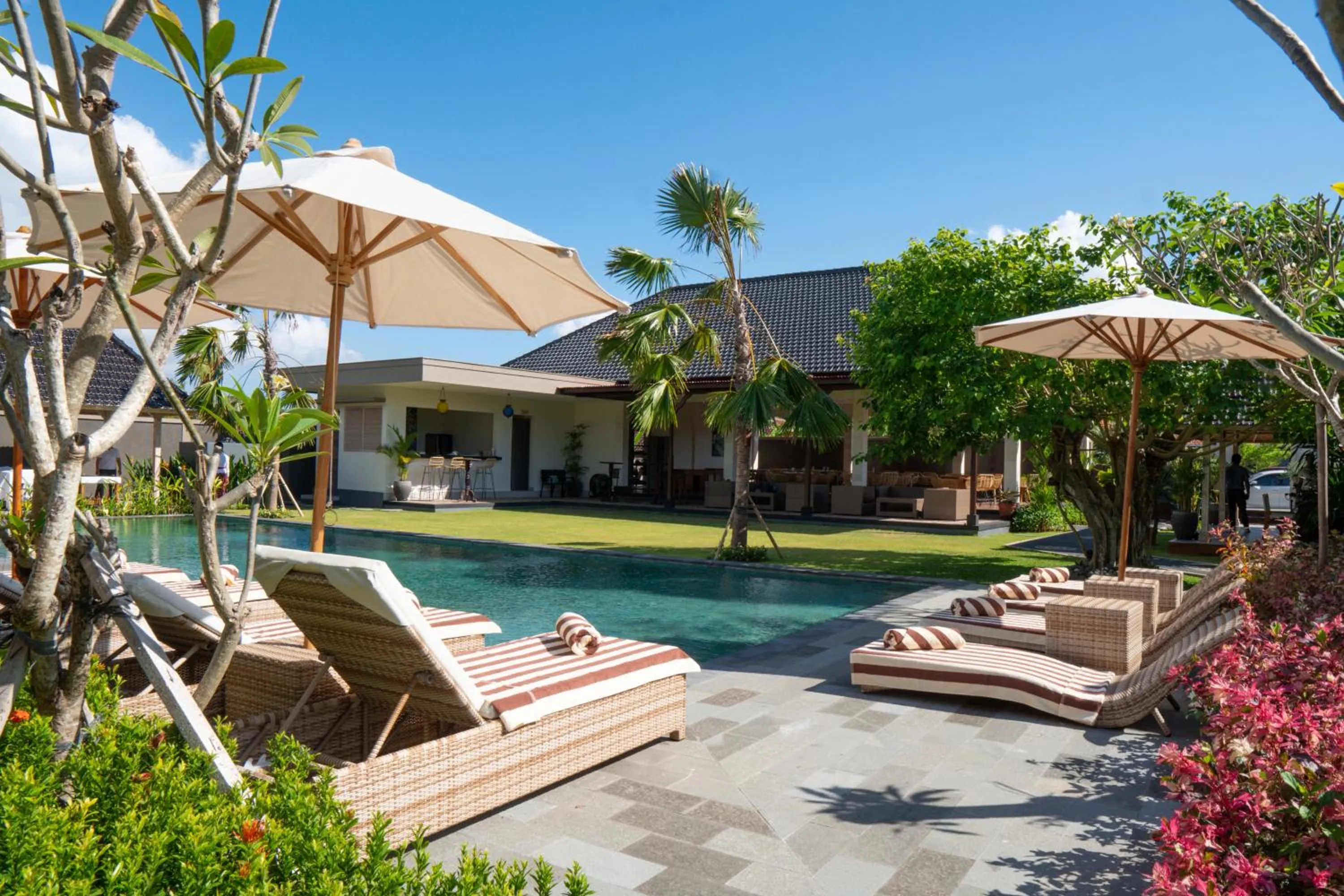 Garden view in Green D'mel Bali