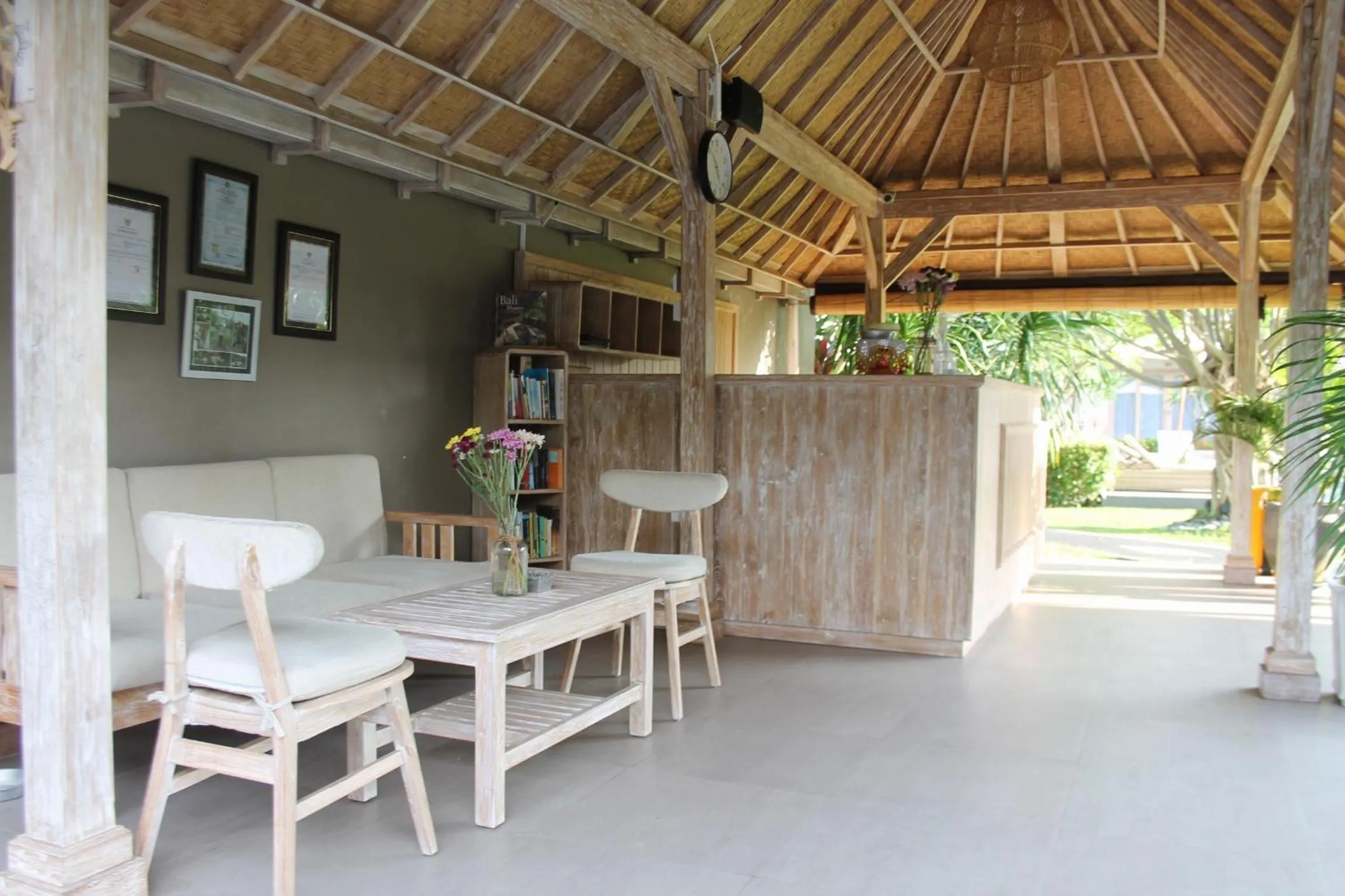 Lobby or reception in Green D'mel Bali