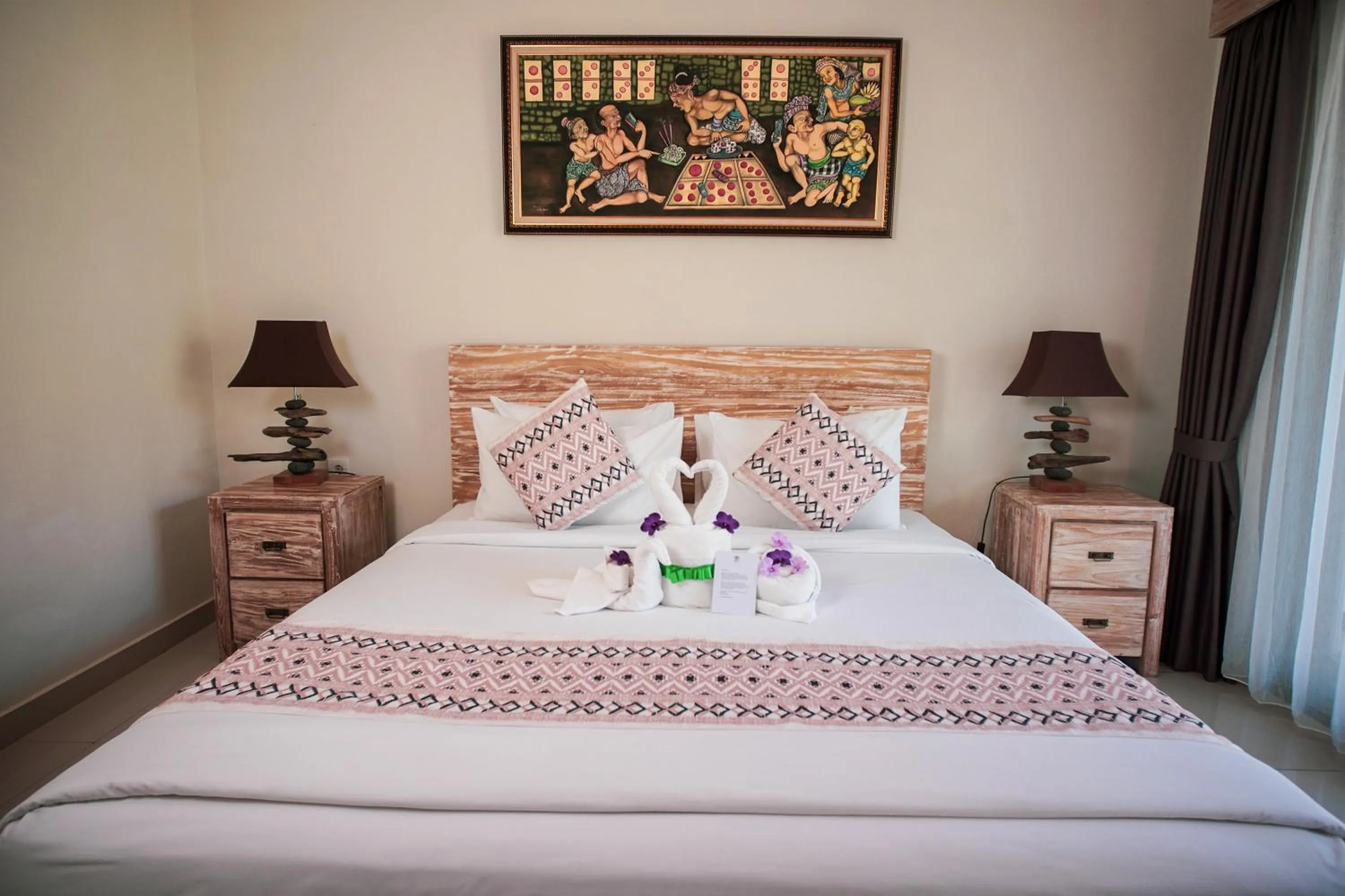 Bedroom, Bed in Green D'mel Bali