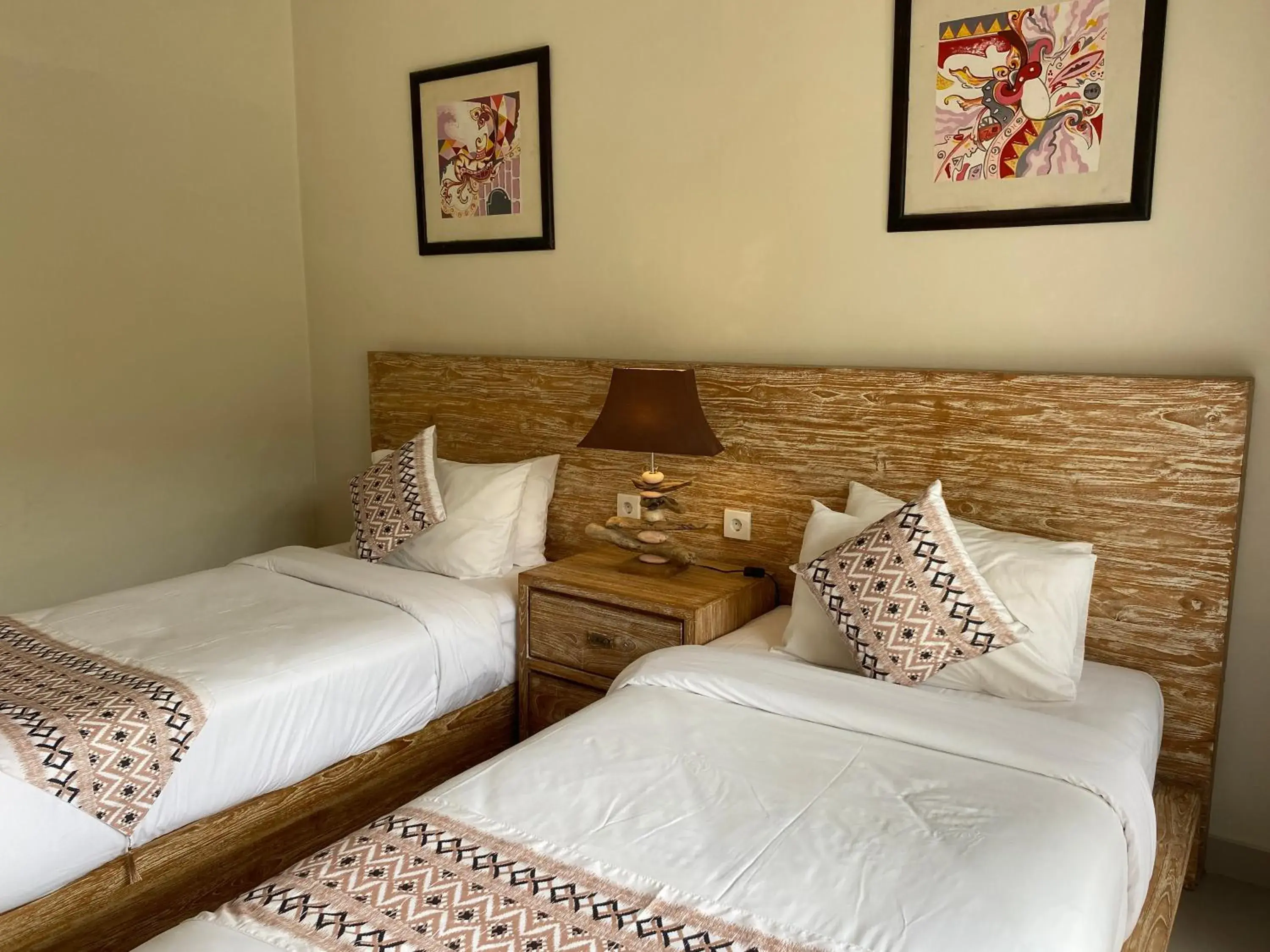 Bed in Green D'mel Bali Bed in Green D'mel Bali