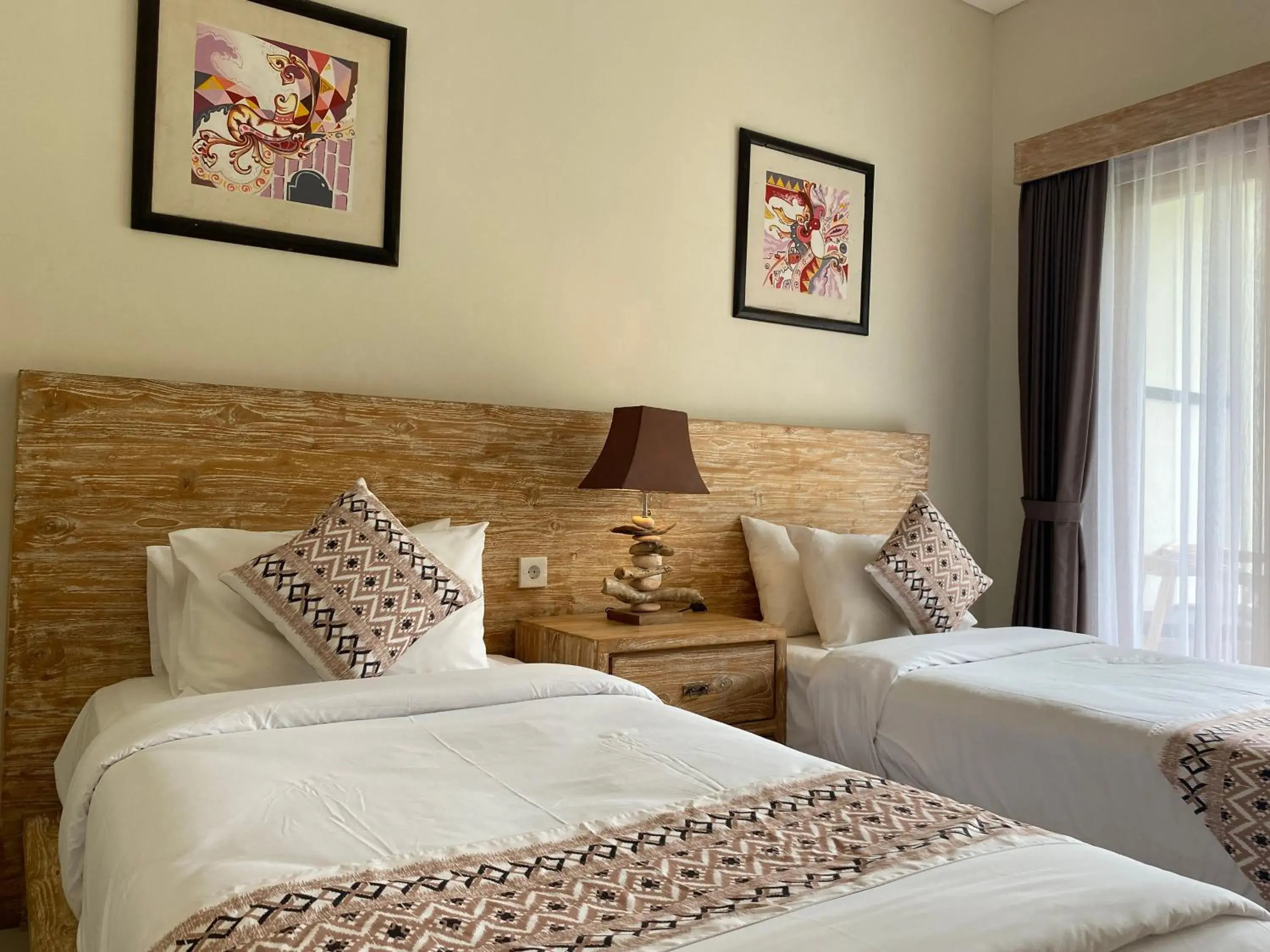 Bed in Green D'mel Bali Bed in Green D'mel Bali