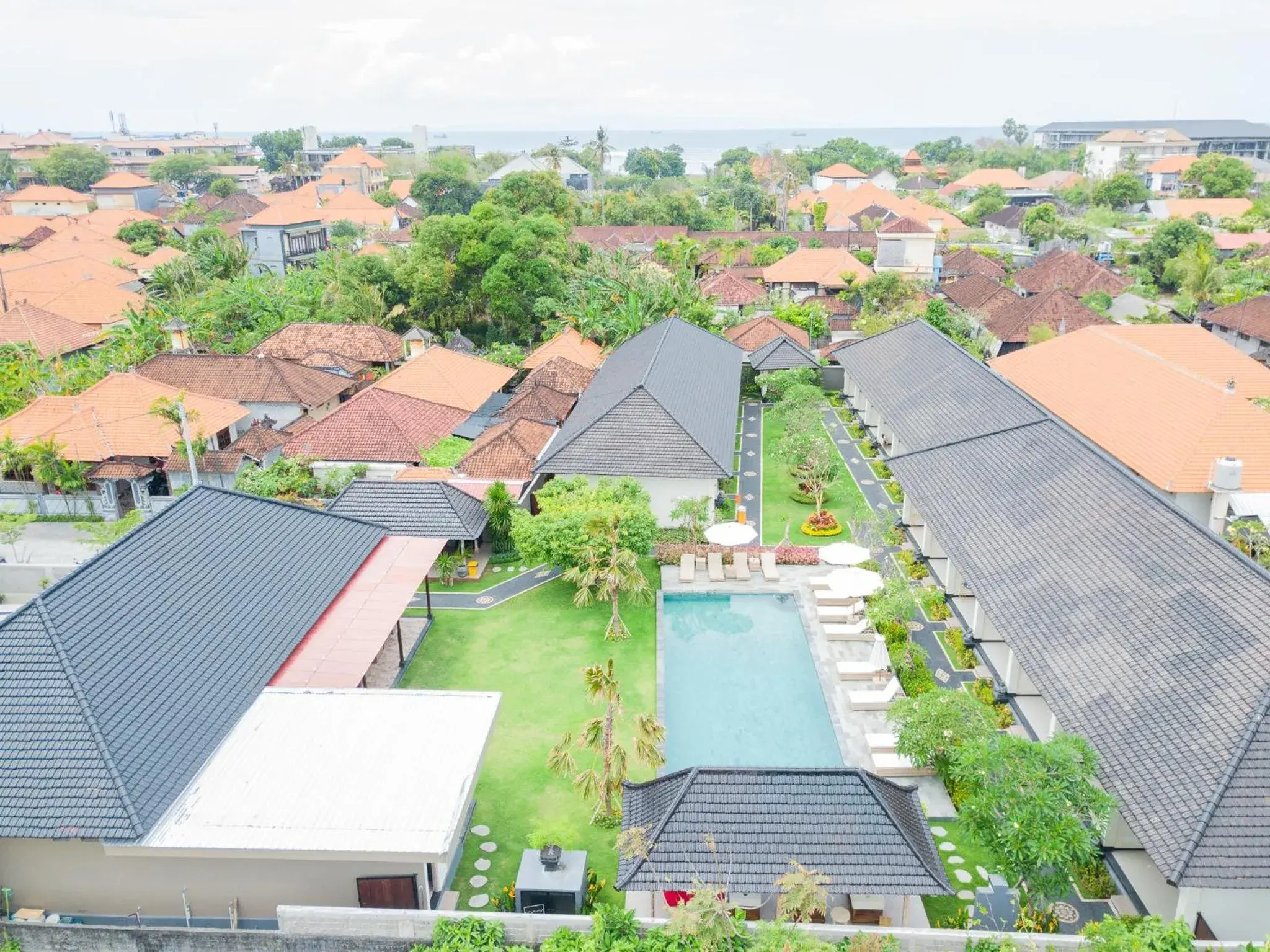 Bird's eye view in Green D'mel Bali Bird's eye view in Green D'mel Bali