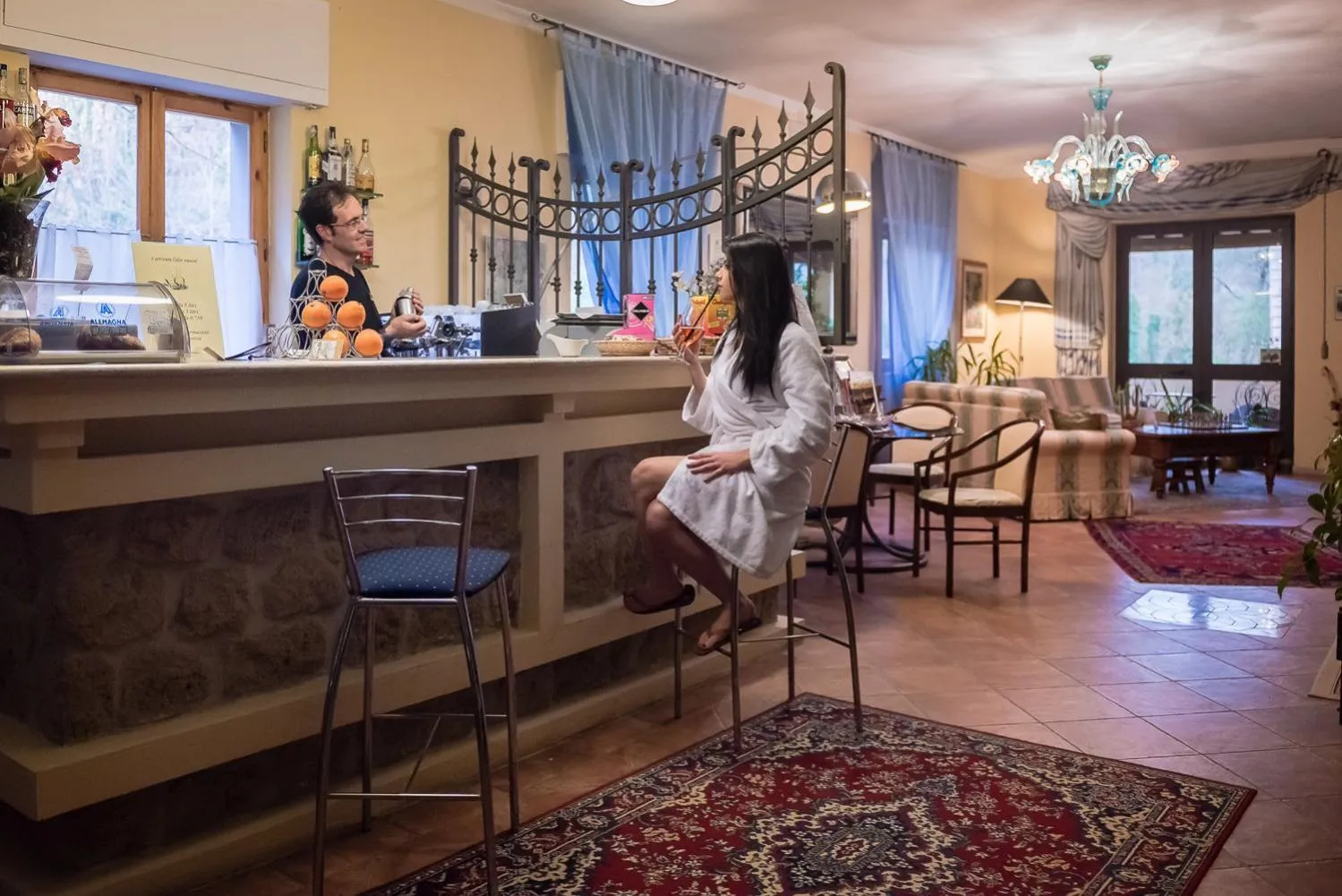 Lounge or bar in Hotel Relais Valle Orientina