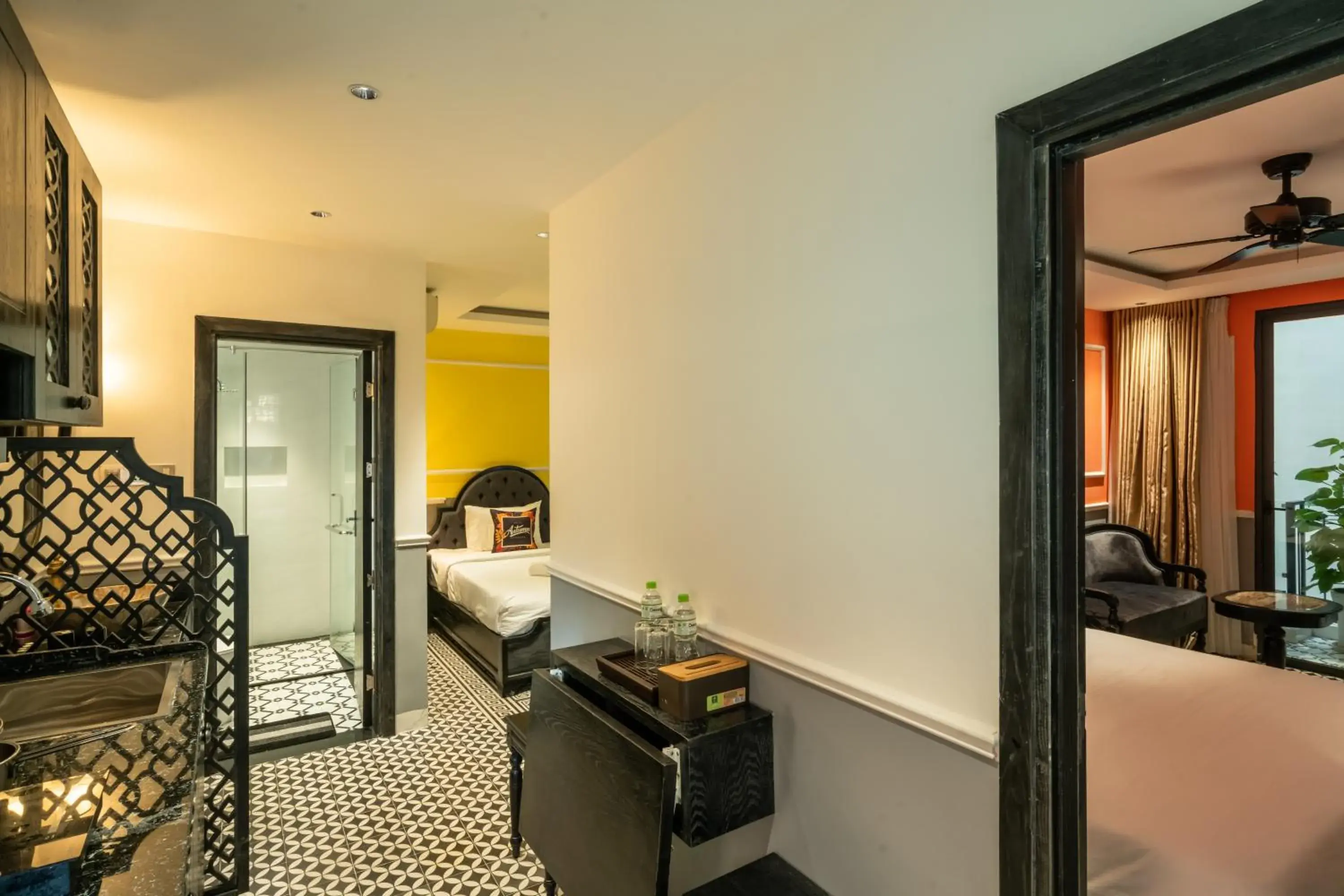 Living room in Dérive Boutique Villa & Apartment Da Nang Living room in Dérive Boutique Villa & Apartment Da Nang