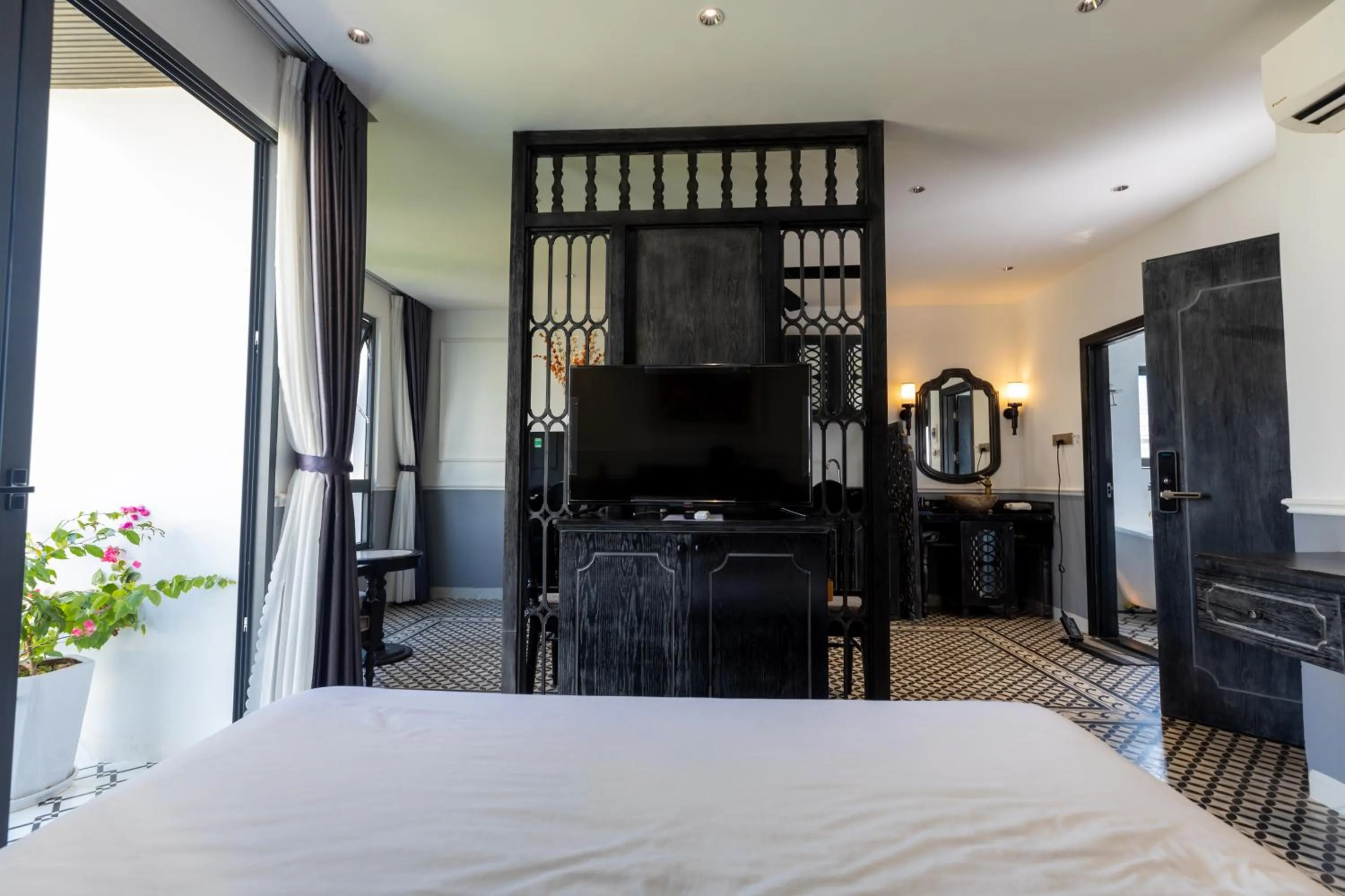 Bed in Dérive Boutique Villa & Apartment Da Nang