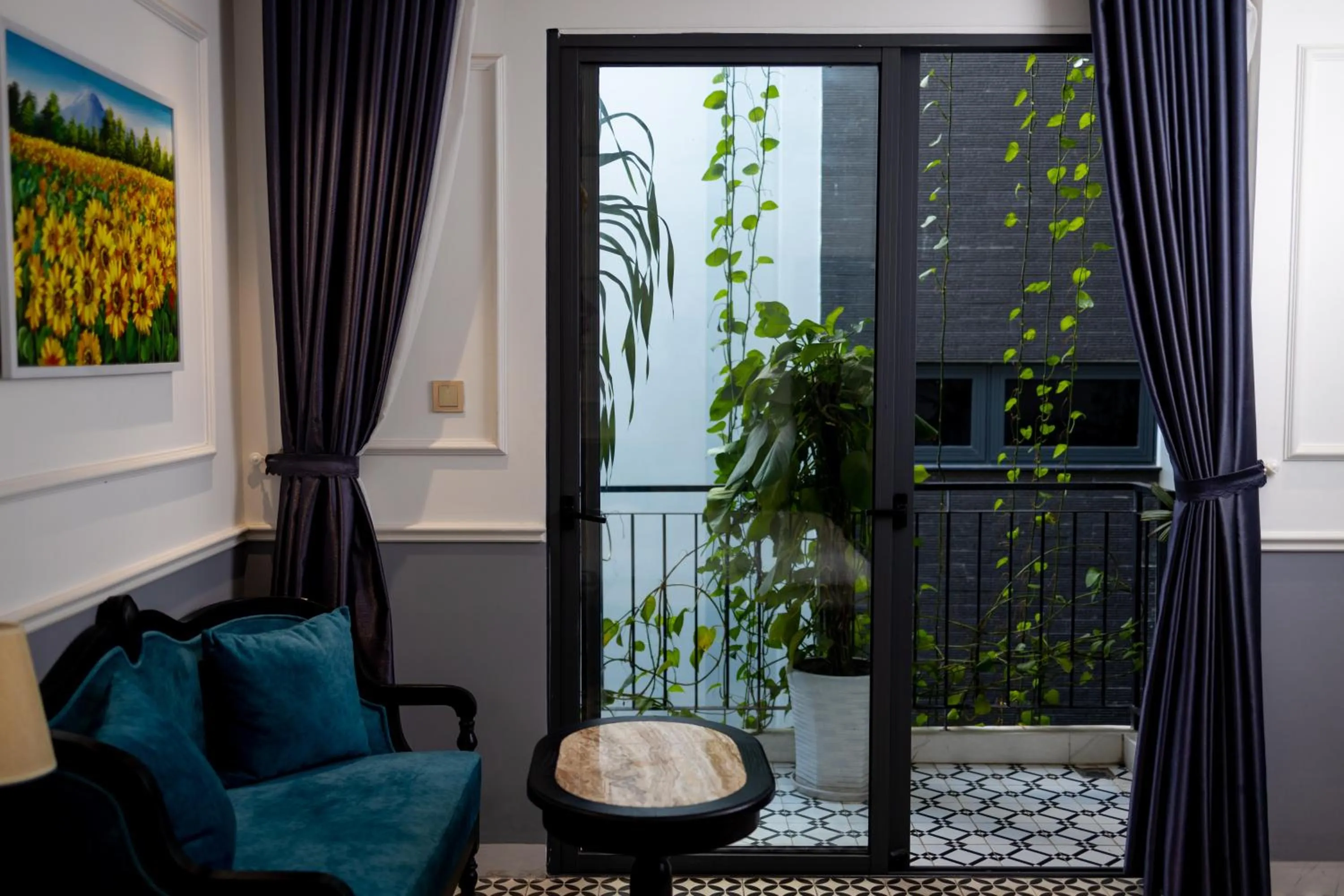 Seating area in Dérive Boutique Villa & Apartment Da Nang