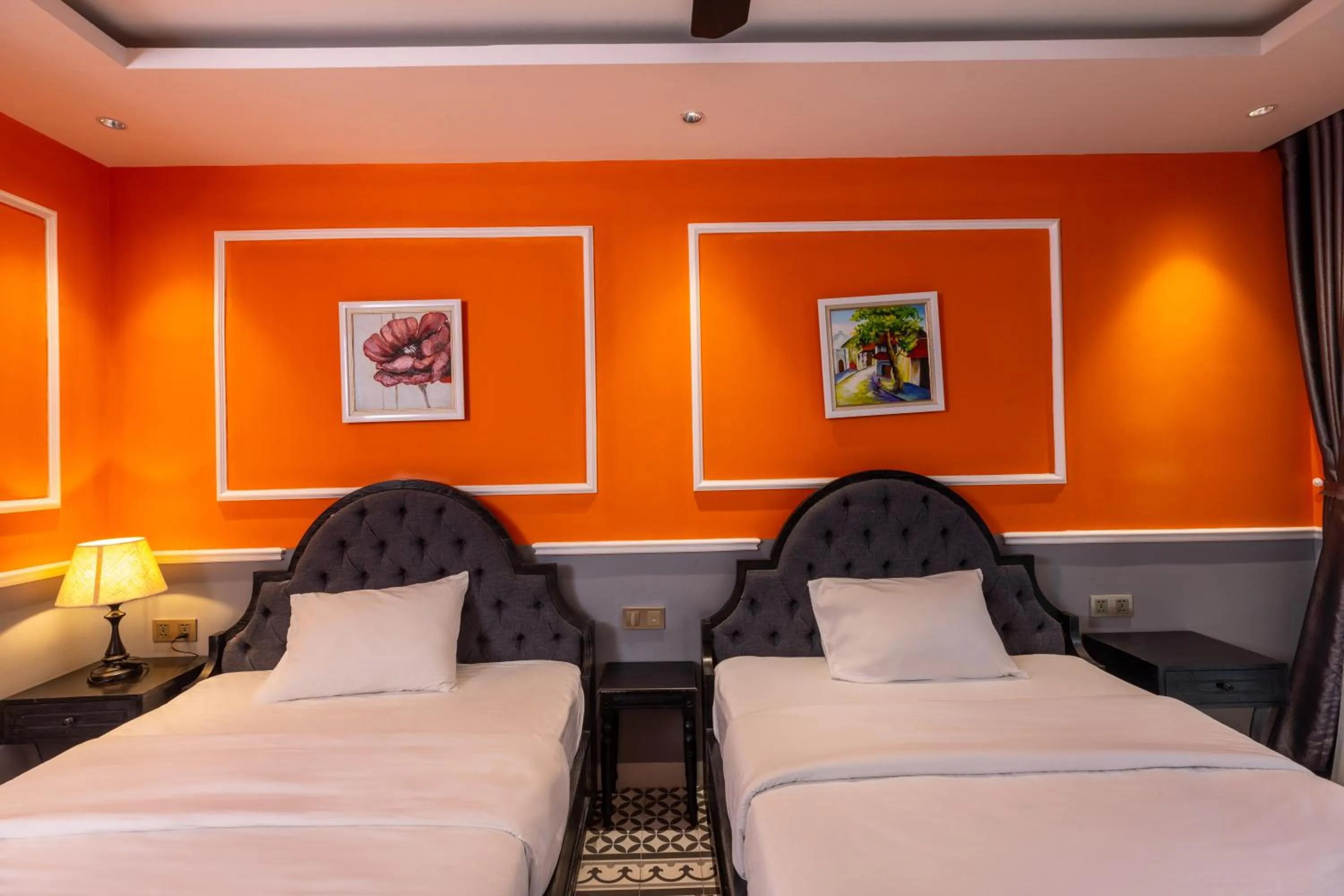 Bed in Dérive Boutique Villa & Apartment Da Nang