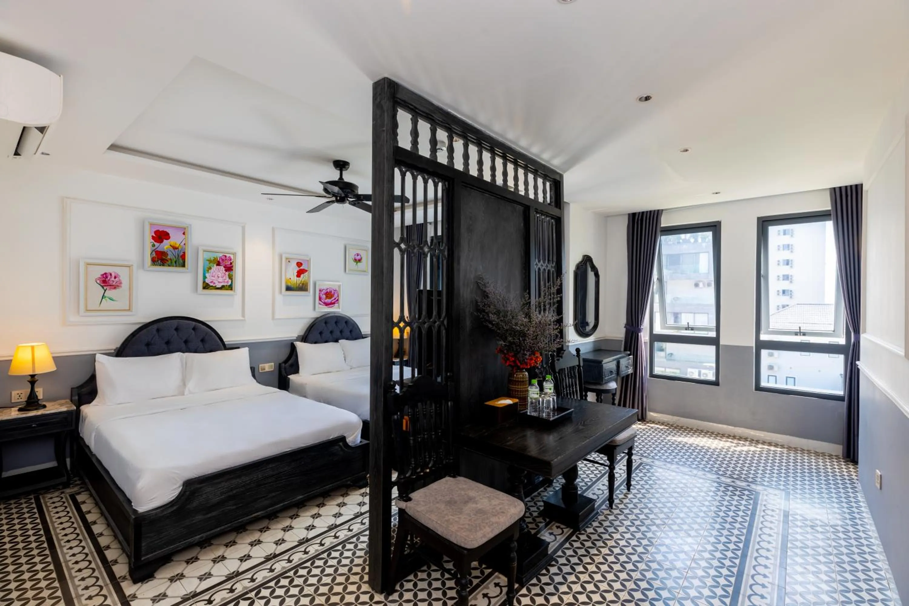 Bed in Dérive Boutique Villa & Apartment Da Nang