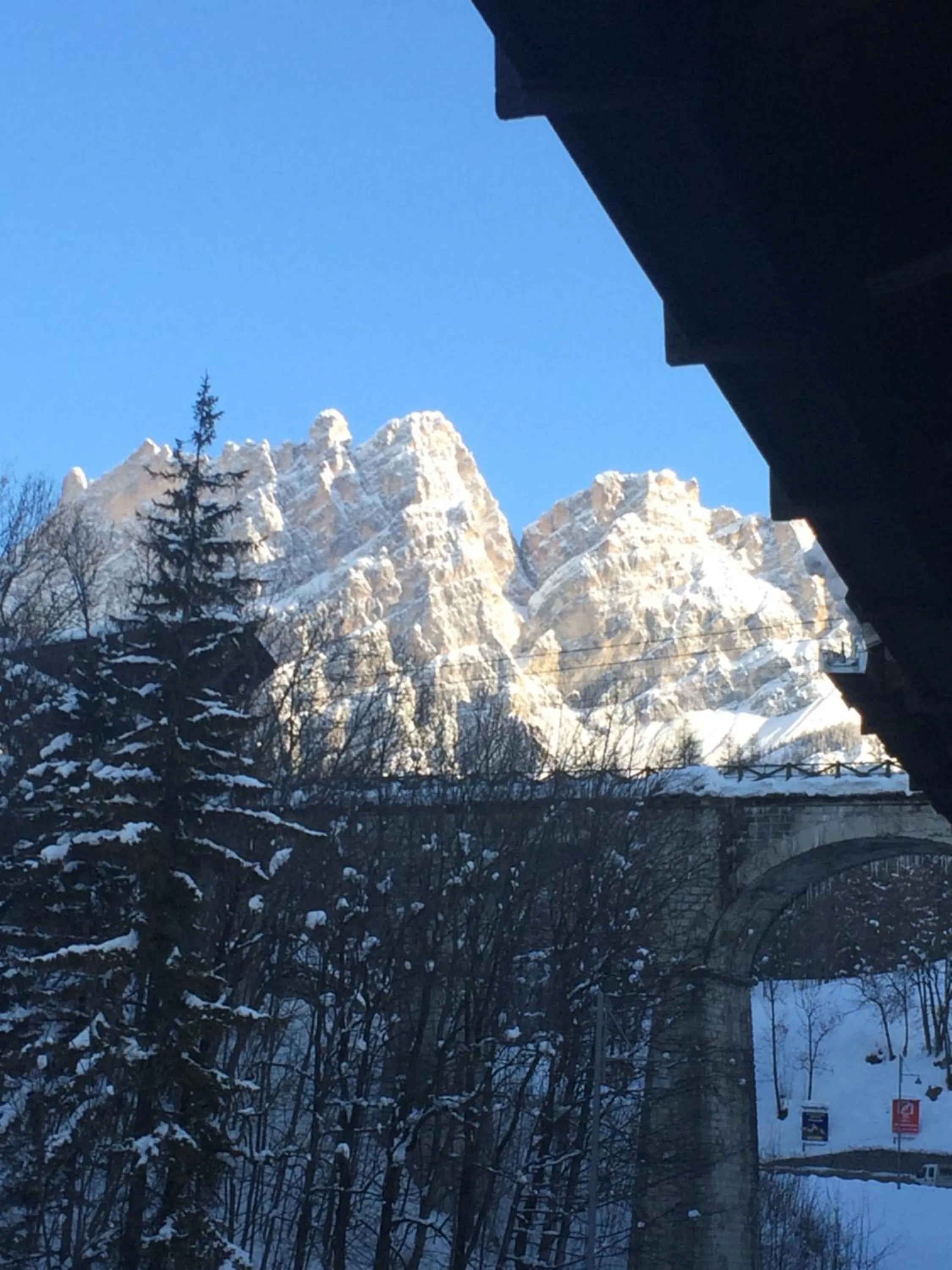 Mountain view in Meuble Villa Neve