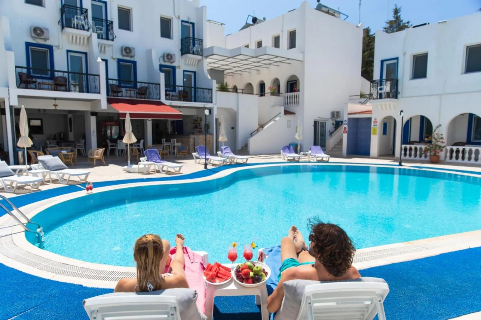 Swimming pool in Dreams Bodrum butik hotel