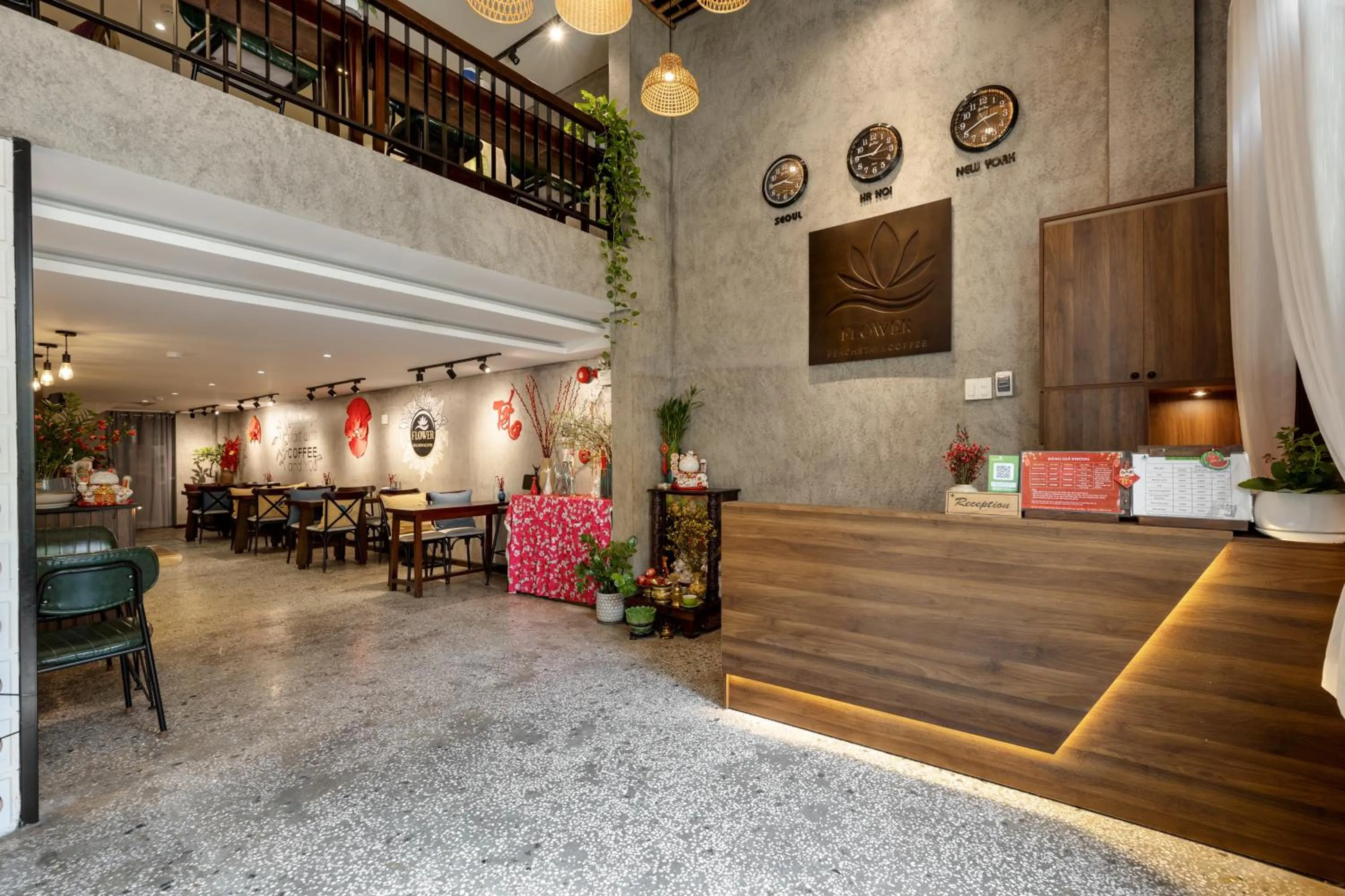 Living room in FLOWER BEACHSTAY & COFFEE