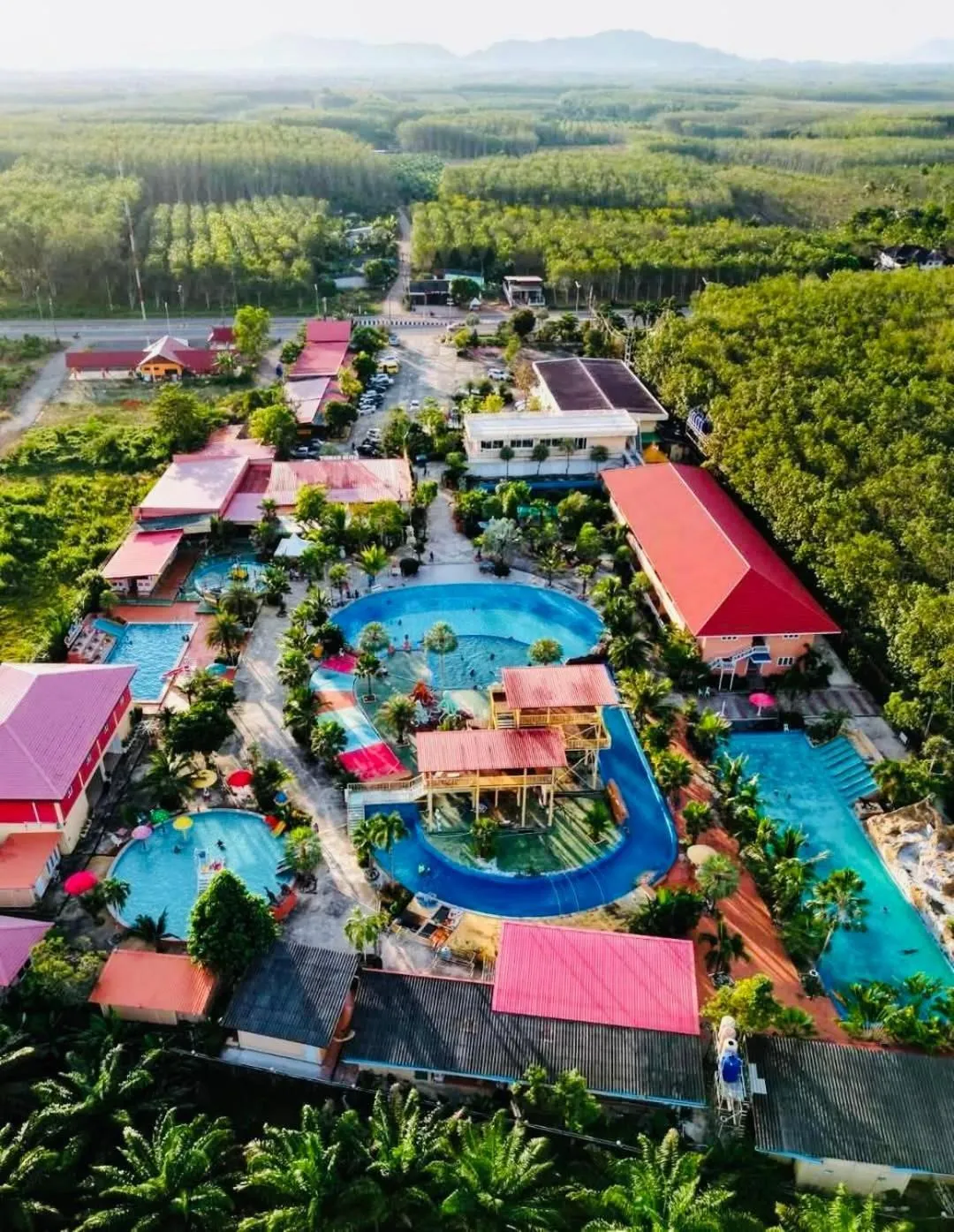 Bird's eye view in Trang Oasis Waterpark Hotel