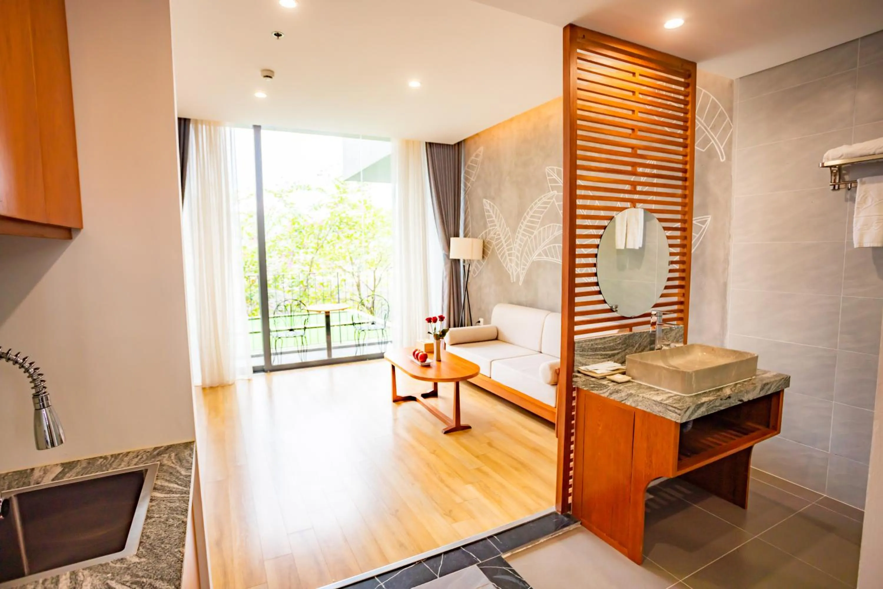 Kitchen or kitchenette in Wyndham Grand Vedana Ninh Binh Resort