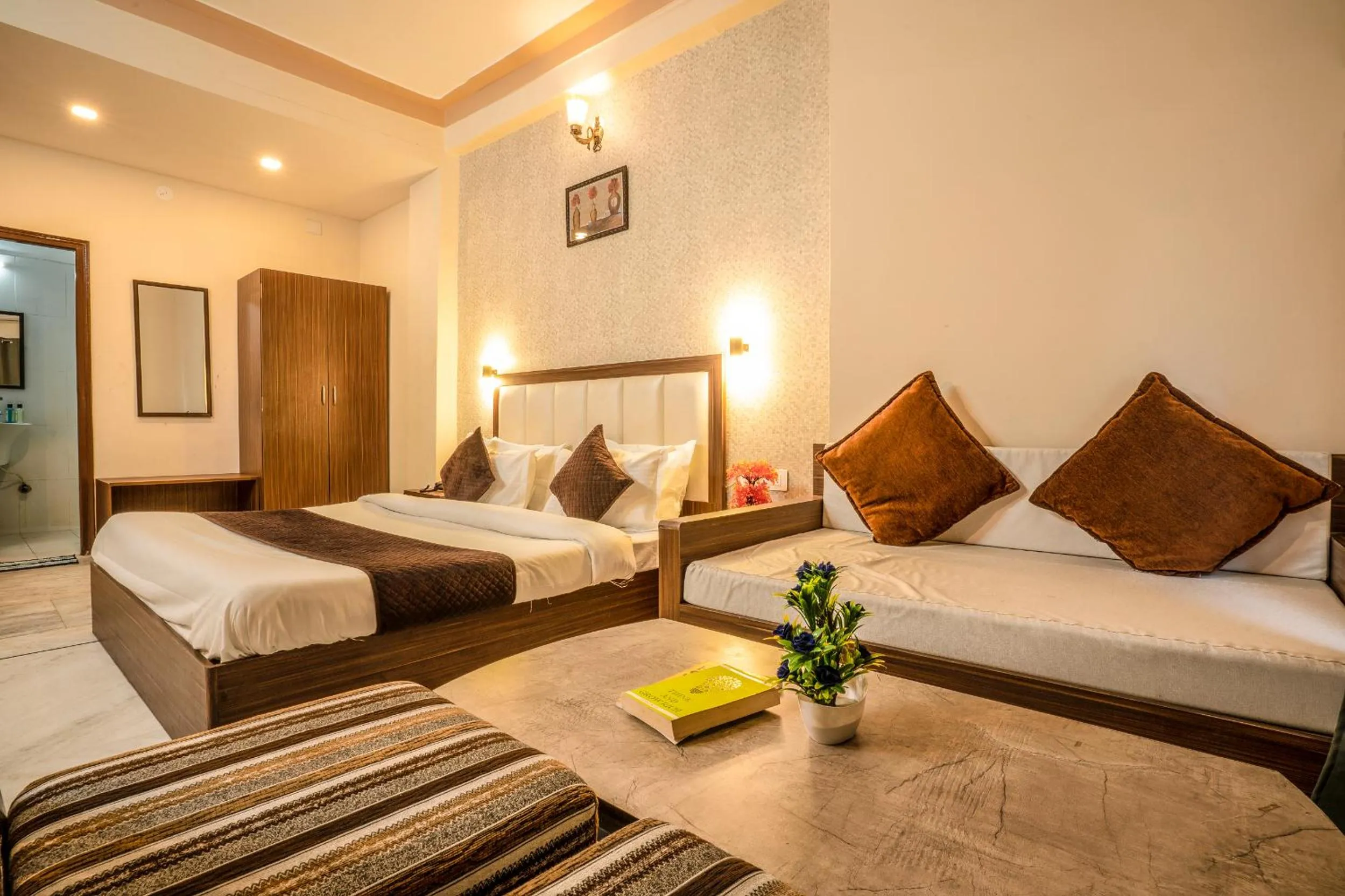 Bedroom, Bed in Tripli Udaipur