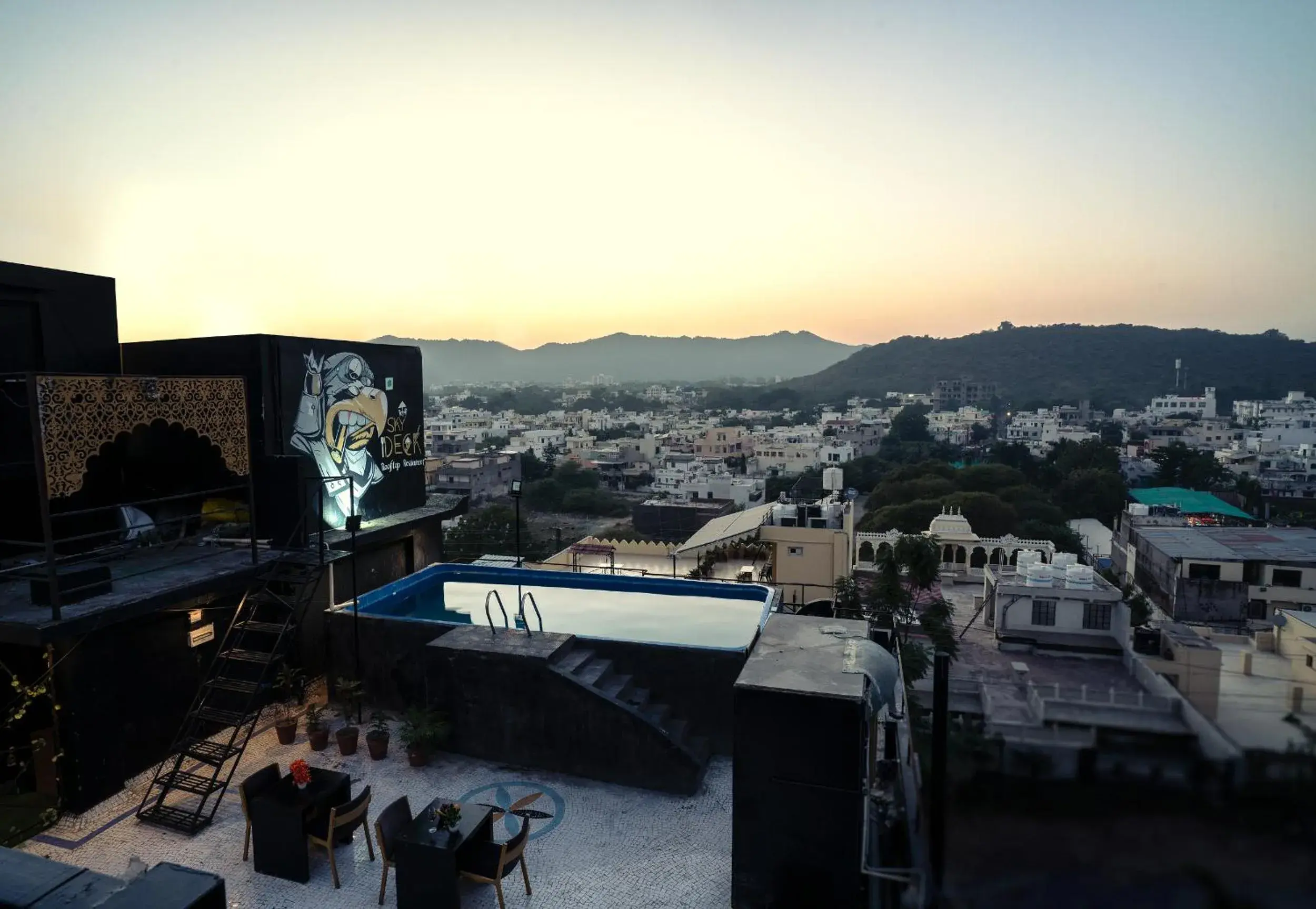 Swimming pool in Tripli Udaipur Swimming pool in Tripli Udaipur