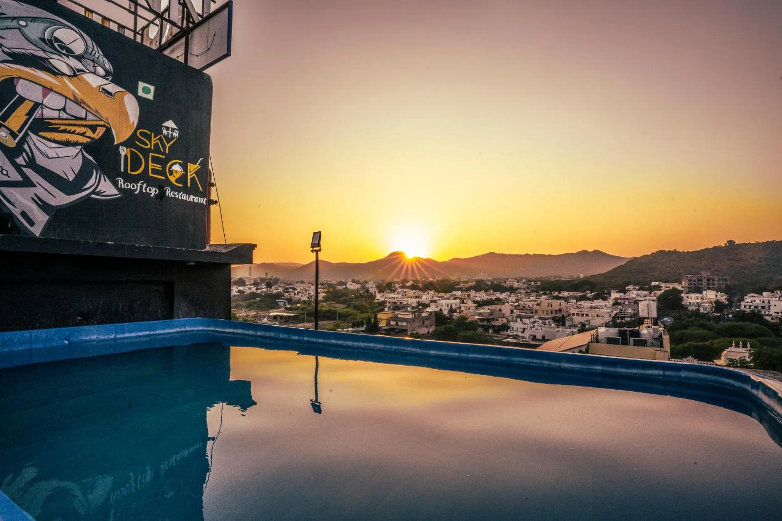 Swimming pool in Tripli Udaipur