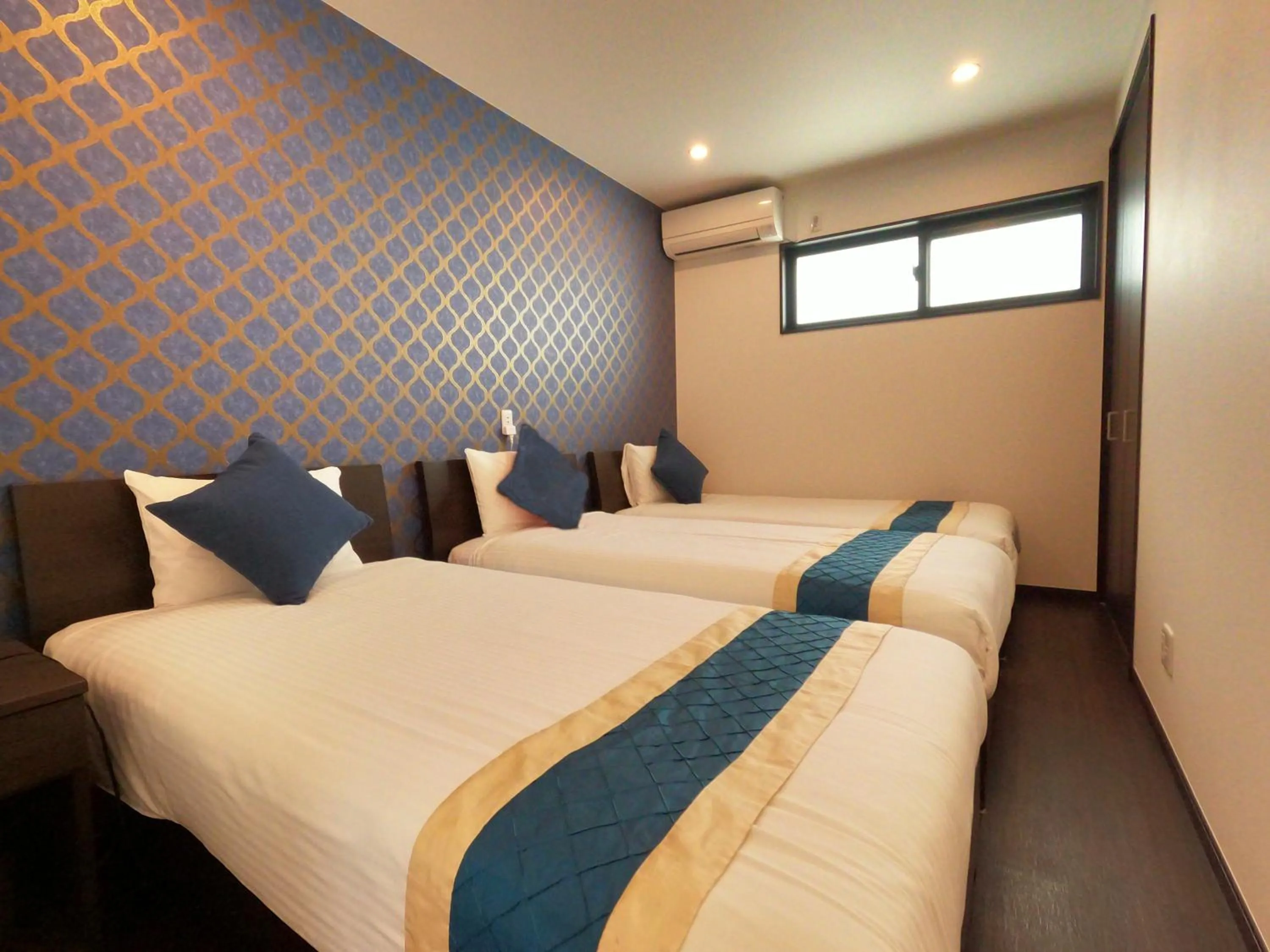 Bedroom, Bed in Private Pool Villa Motobu