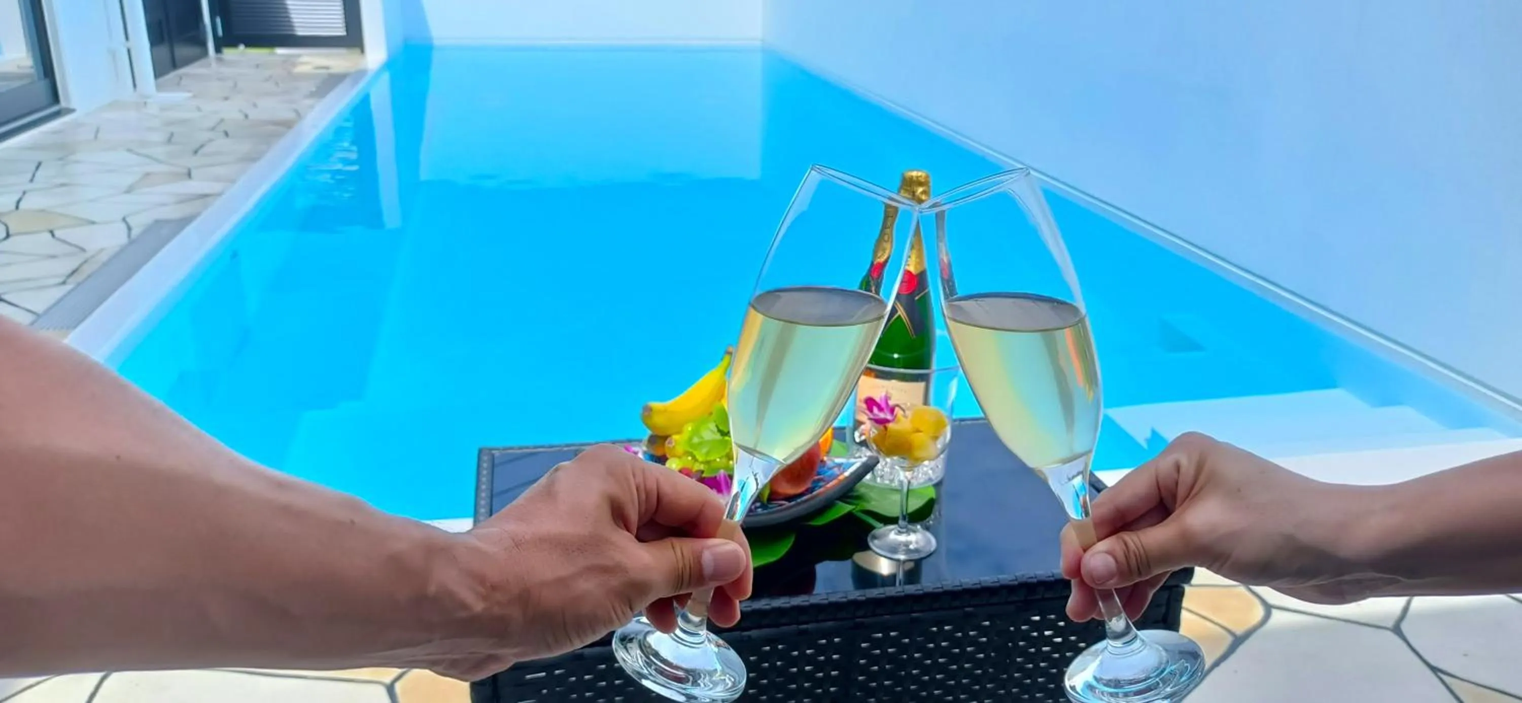 Pool view in Private Pool Villa Motobu