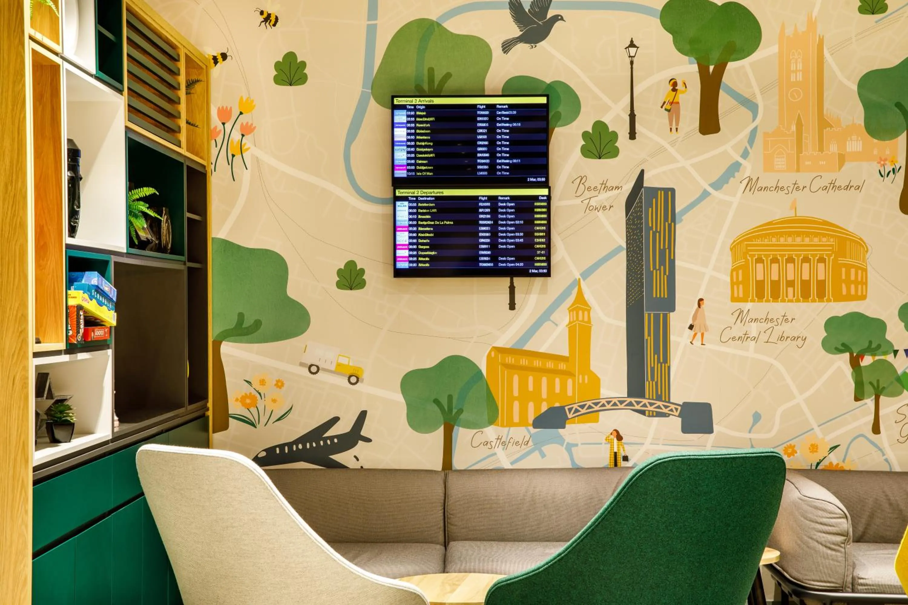 Facade/entrance in Holiday Inn Manchester Airport T2 by IHG