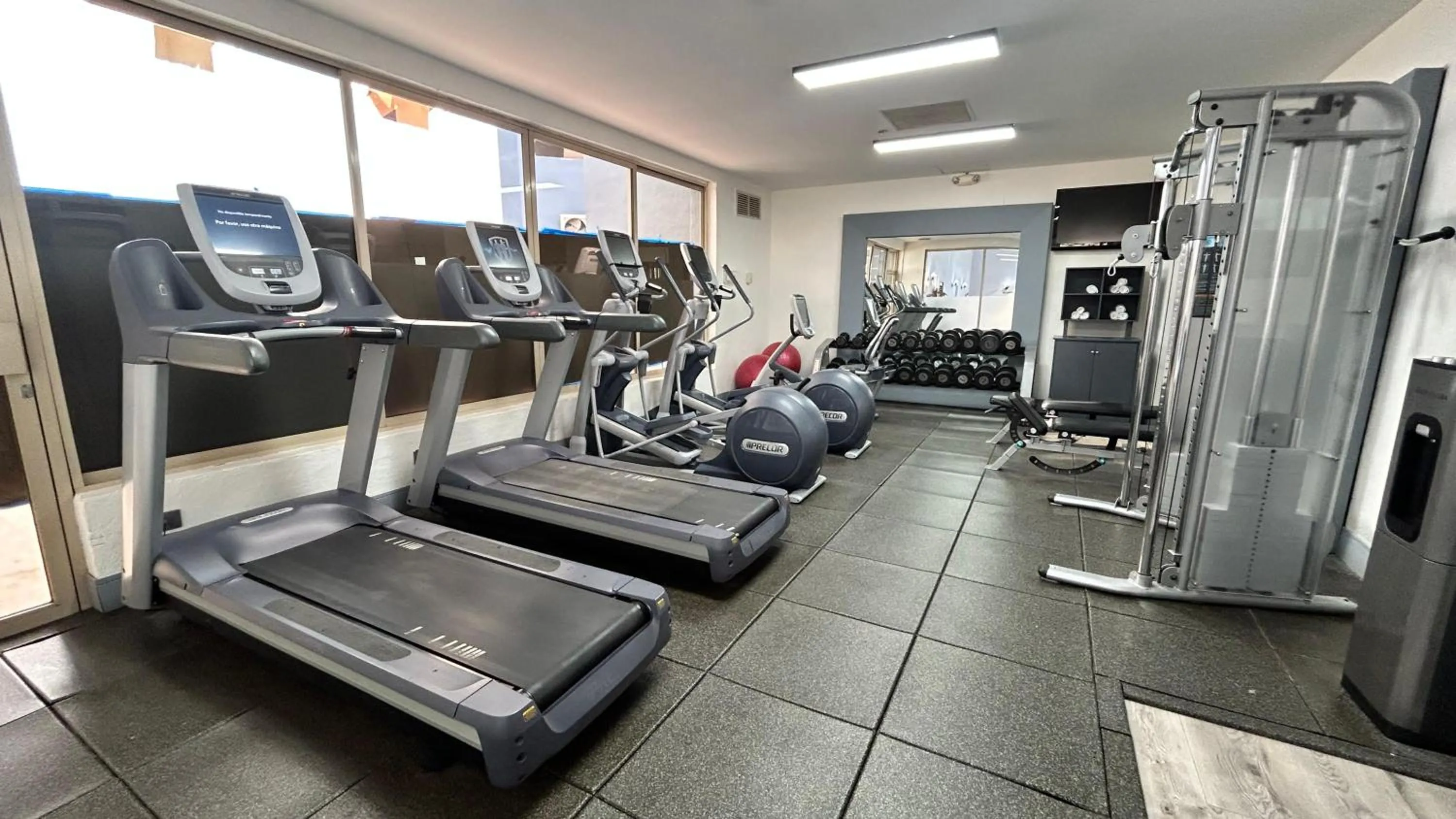 Fitness centre/facilities in voco Saltillo Suites by IHG