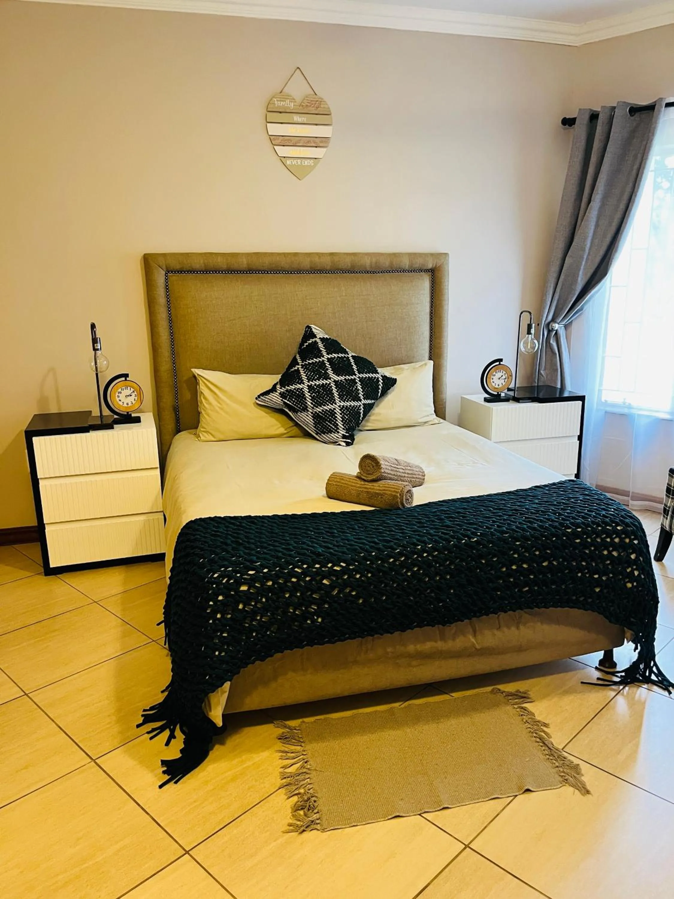 Bed in Lethabong Lodge