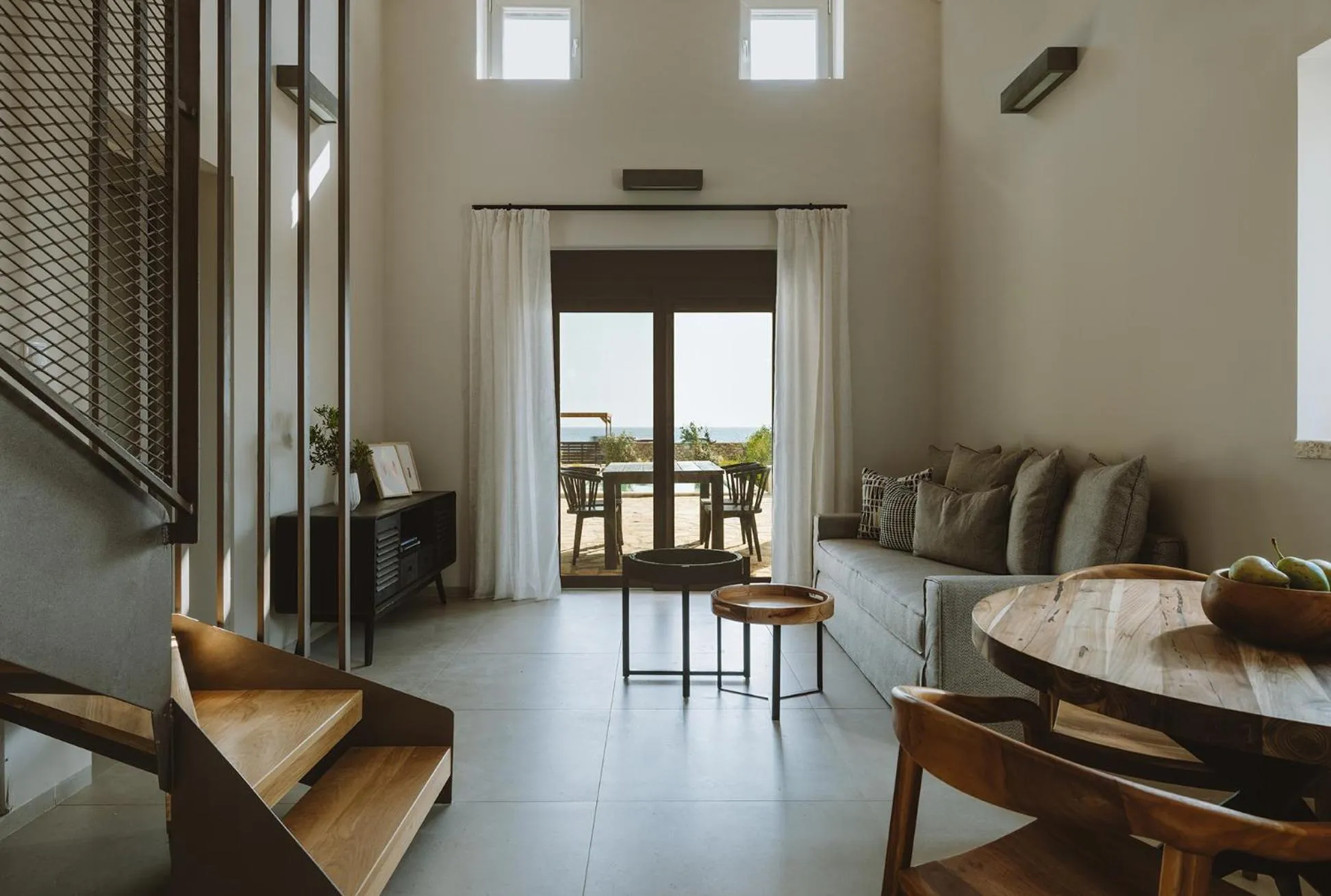 Seating area in Nama Seaside Villas