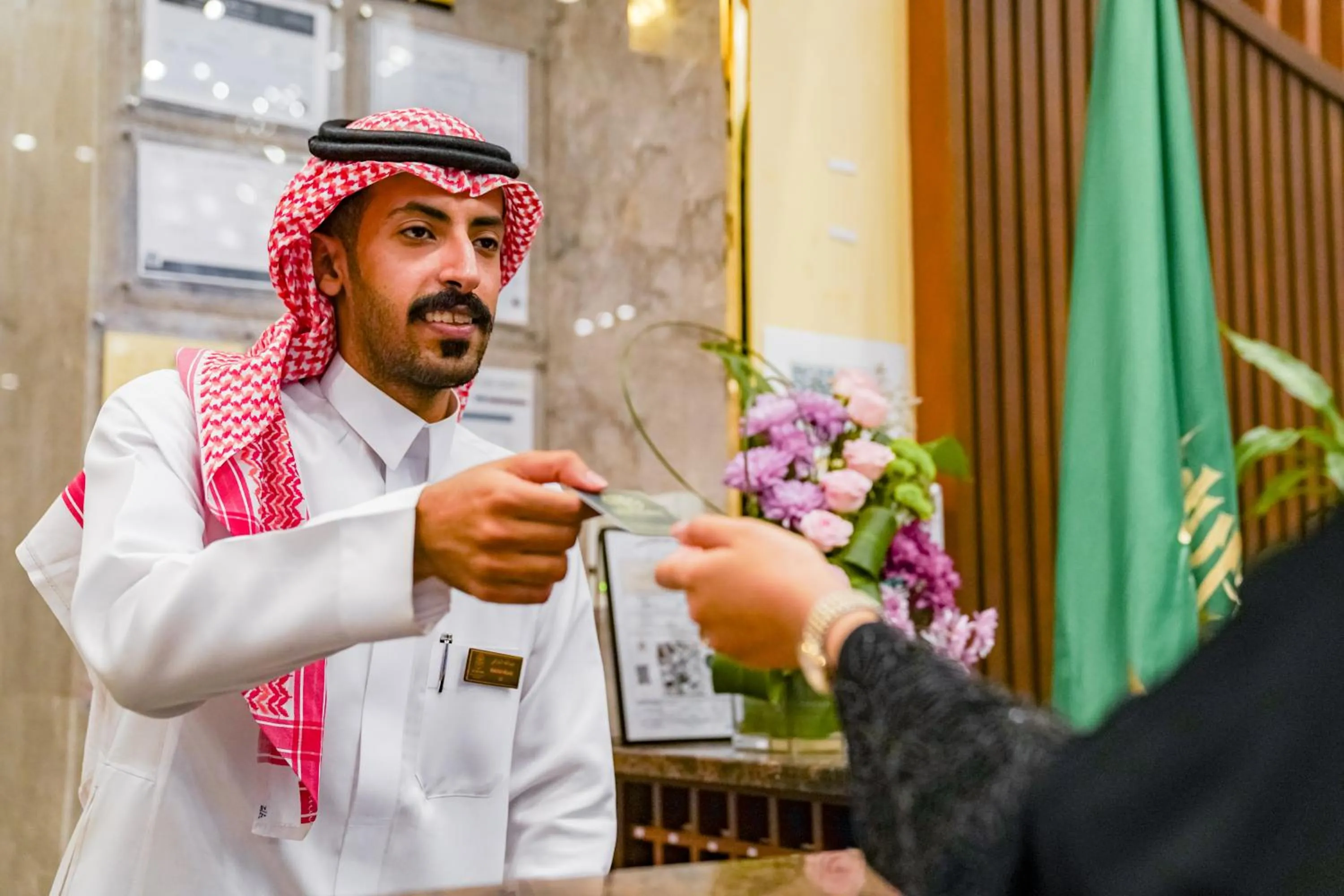 People in Emaar Elite Hotel